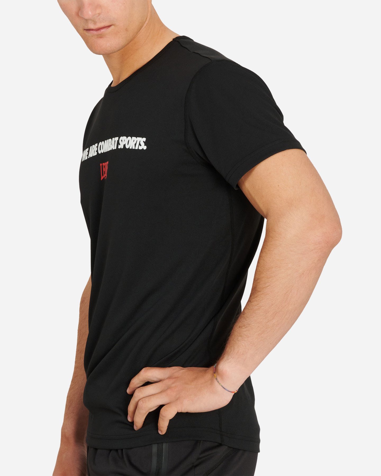 T-shirt training LEONE LOGO WACS M - Nero - 2 | Cisalfa Sport