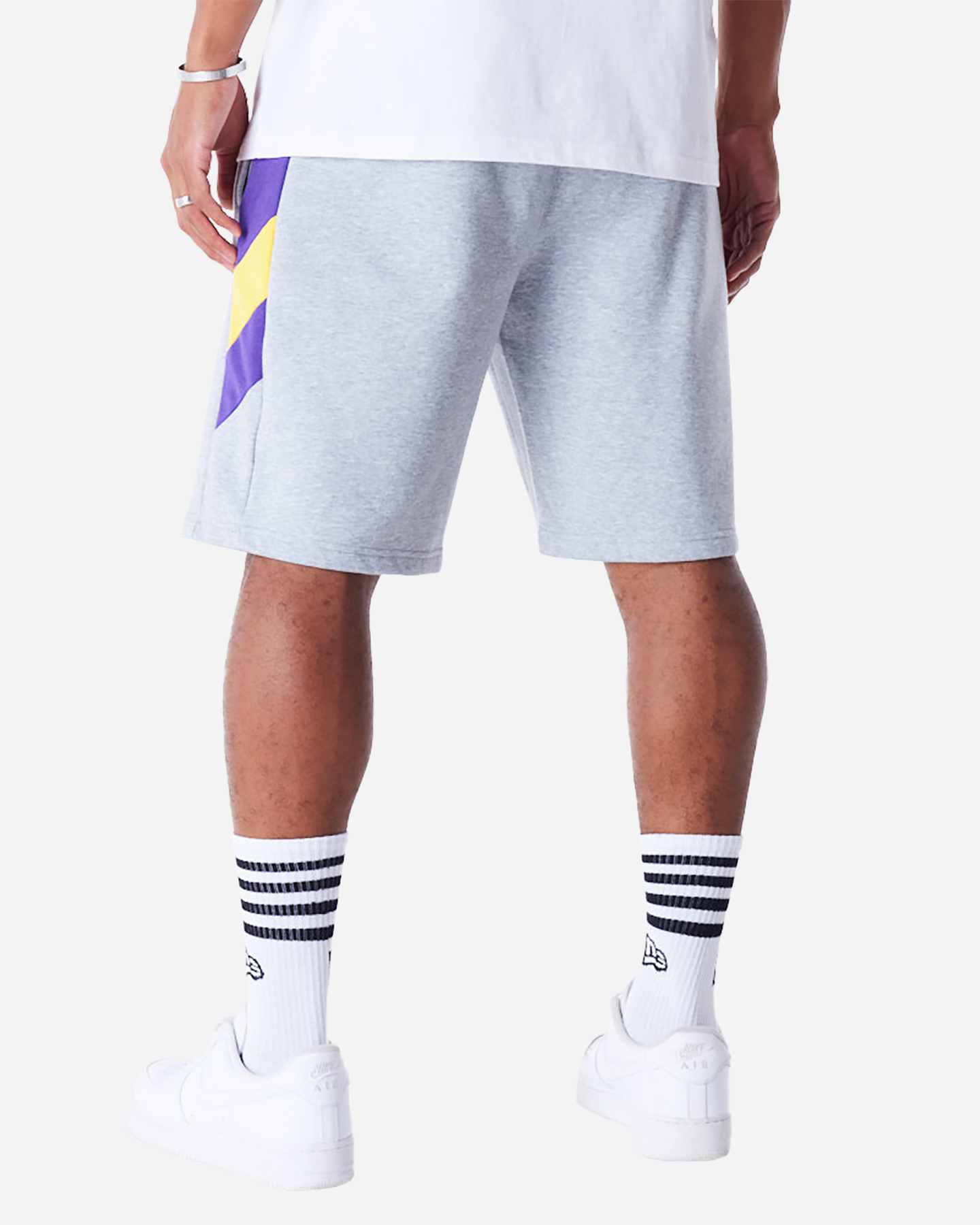 Abbigliamento basket NEW ERA PANEL OS LAKERS M - Grigio - 2 | Cisalfa Sport