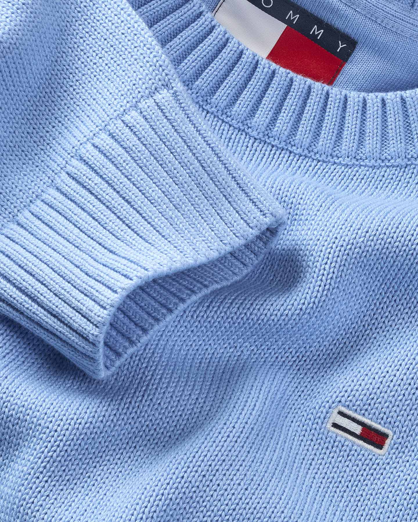 Maglione TOMMY HILFIGER ESSENTIAL M - Azzurro - 3 | Cisalfa Sport