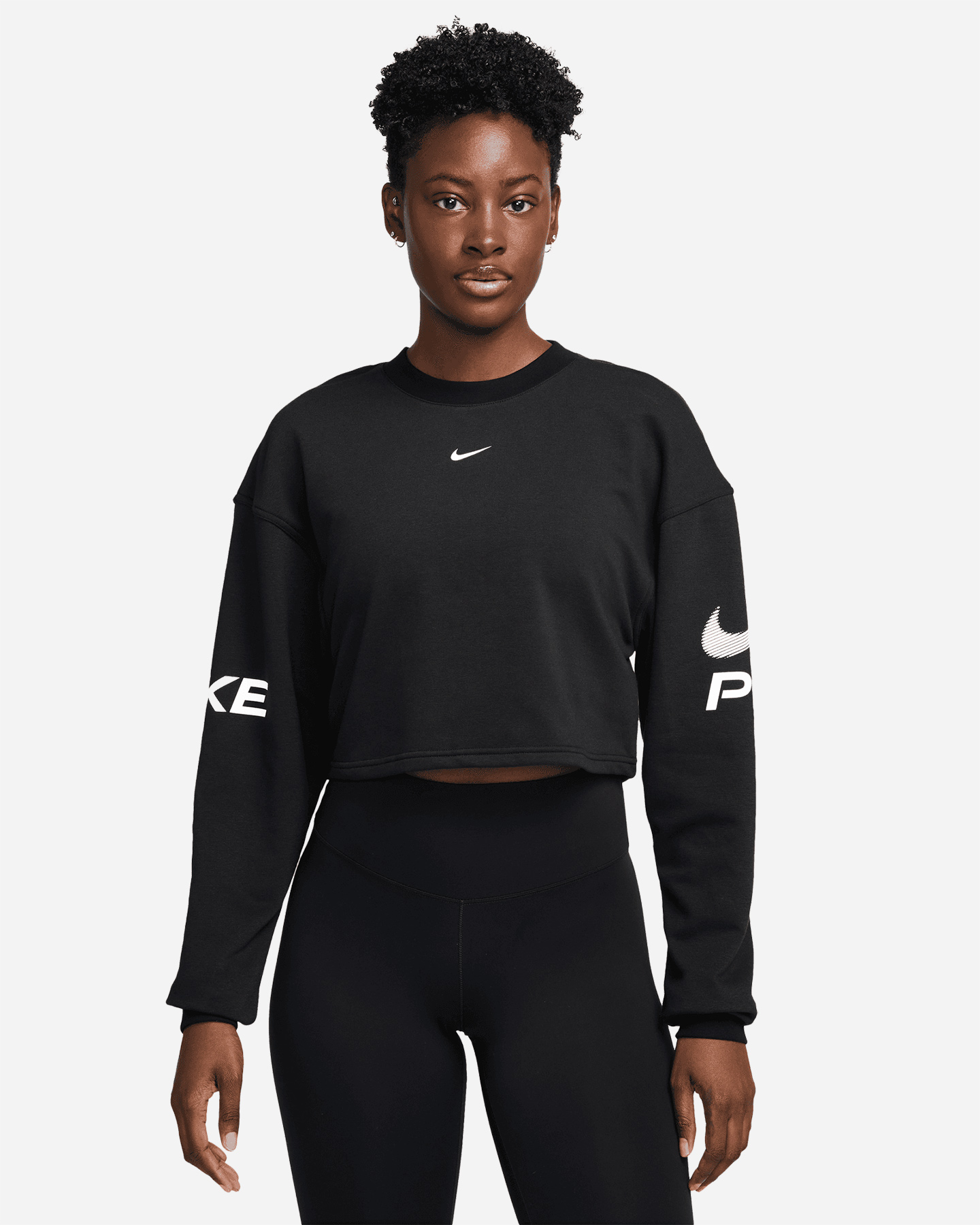 Felpa training NIKE DRI FIT CREW NK PRO GRX W - Nero - 0 | Cisalfa Sport