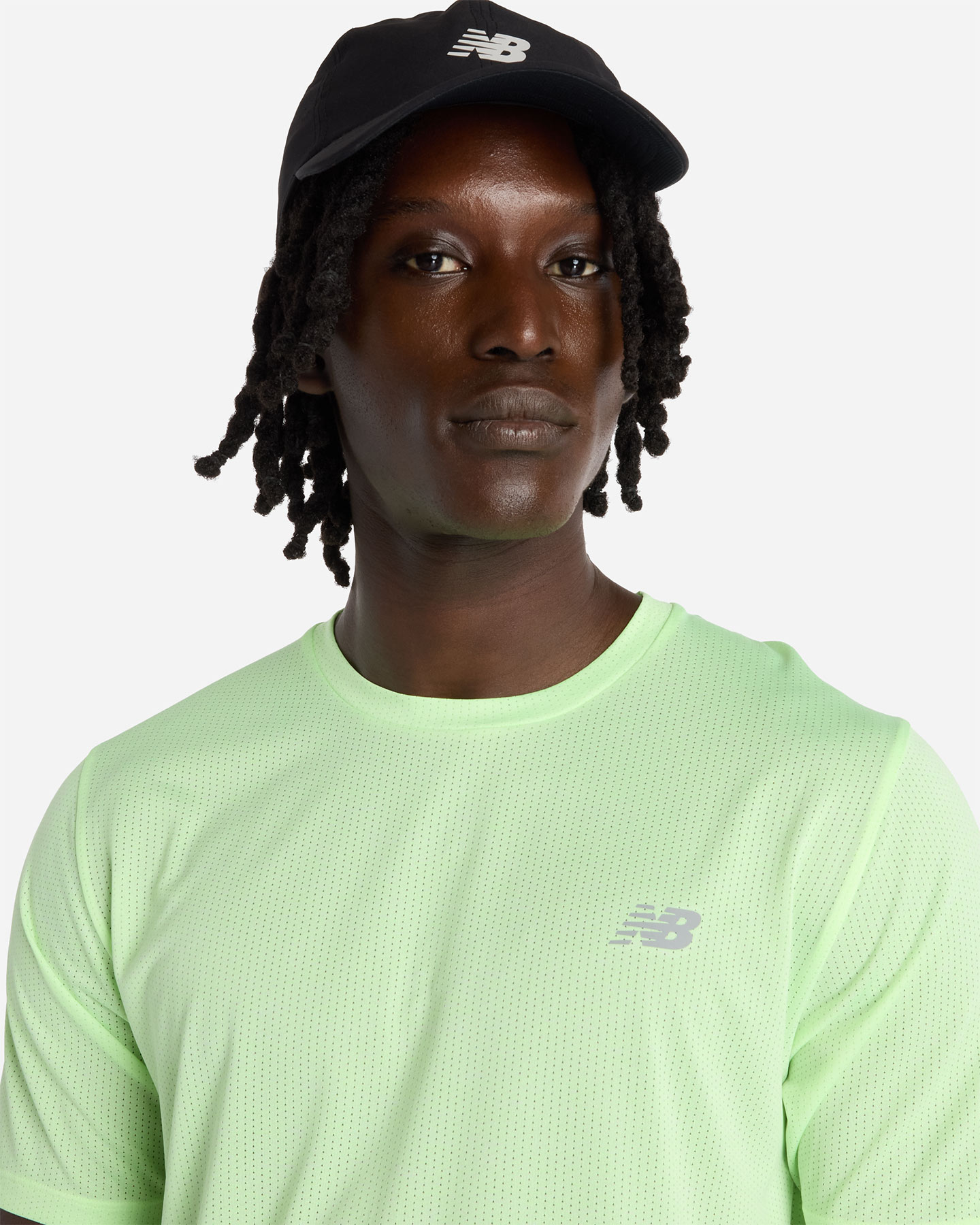 T-shirt running NEW BALANCE ATHLETICS M - Giallo - 4 | Cisalfa Sport