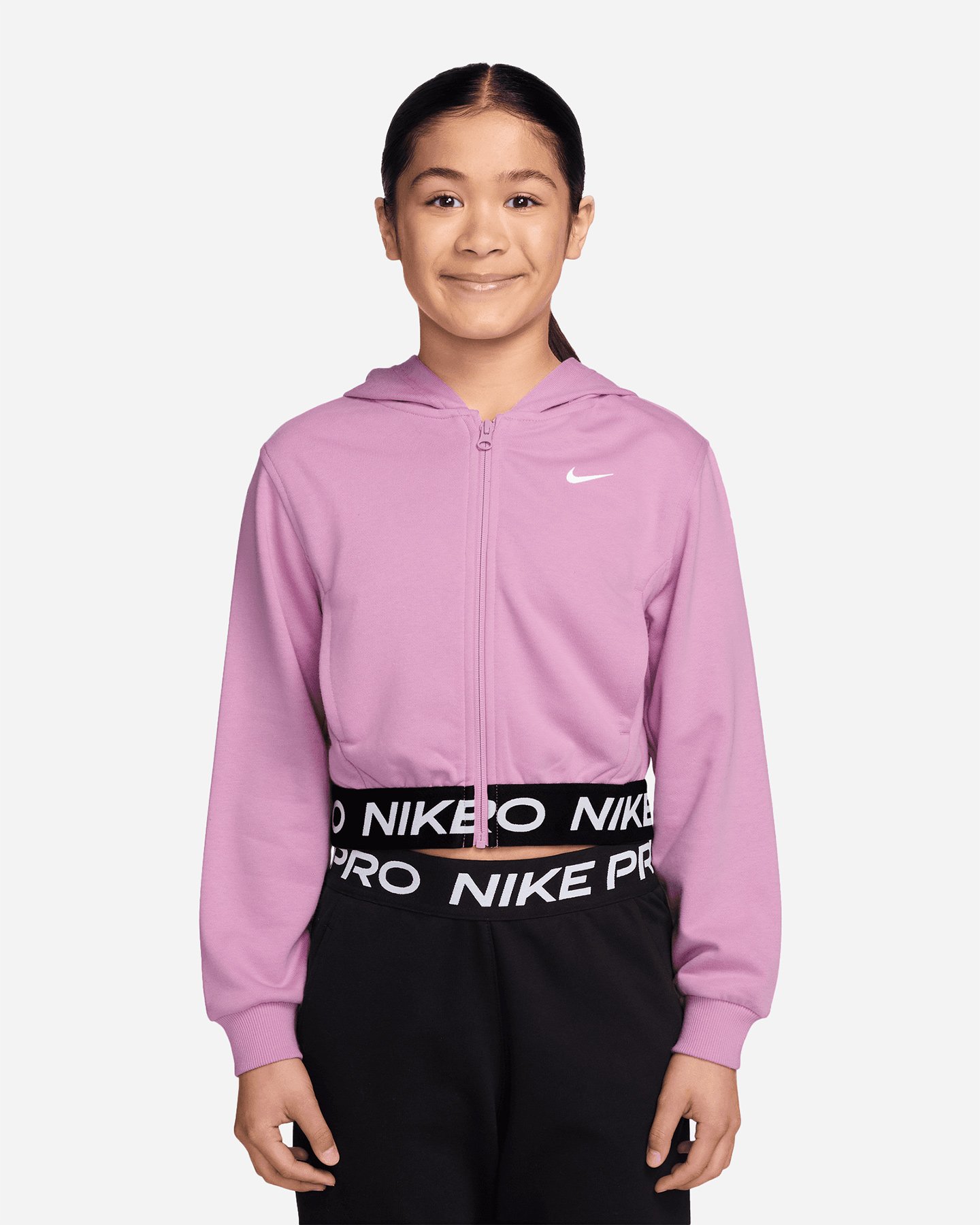 Felpa NIKE TAPE PRO HIGH RISE JR - Viola - 0 | Cisalfa Sport