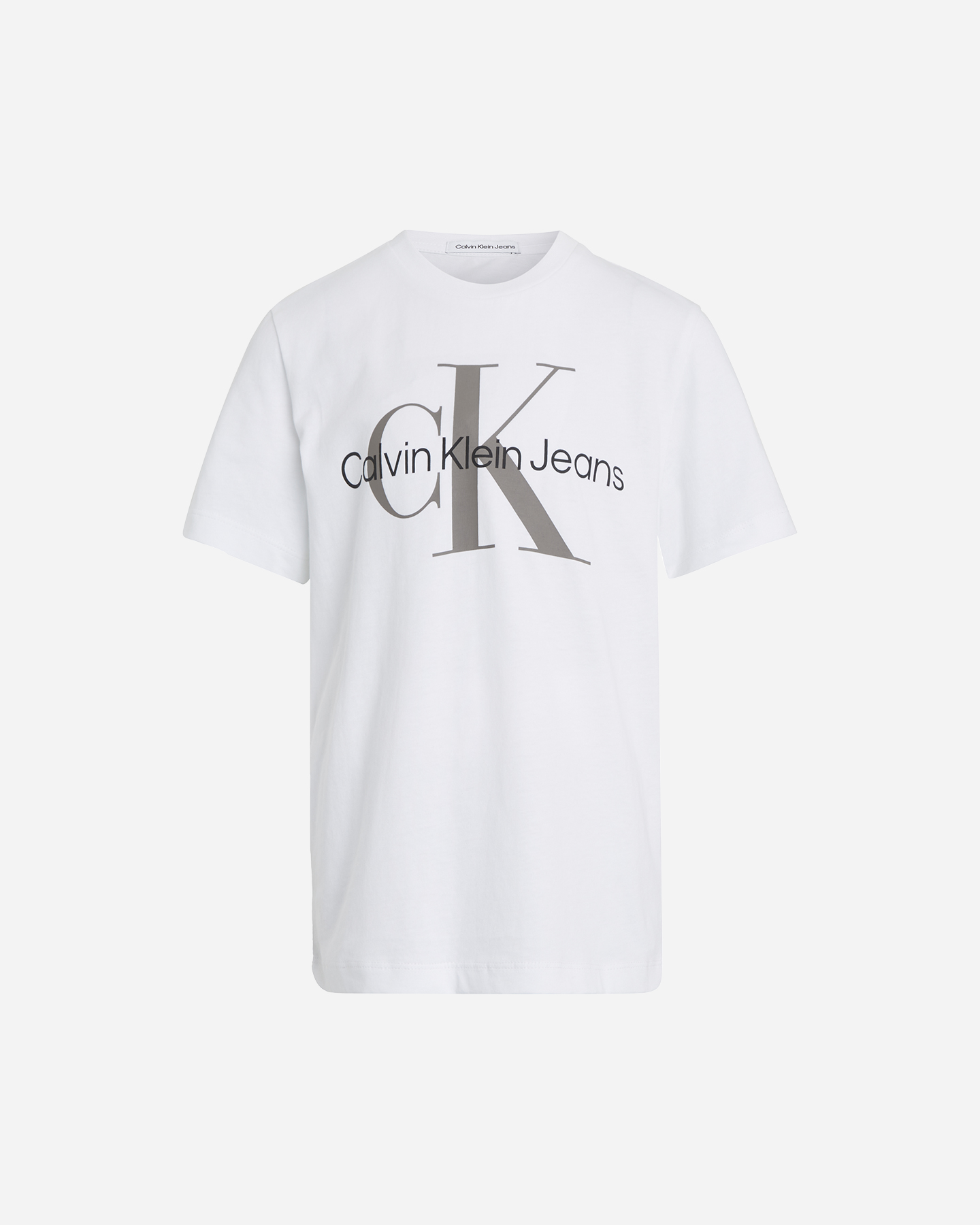 T-shirt CALVIN KLEIN JEANS MONOGRAM JR - Bianco - 0 | Cisalfa Sport