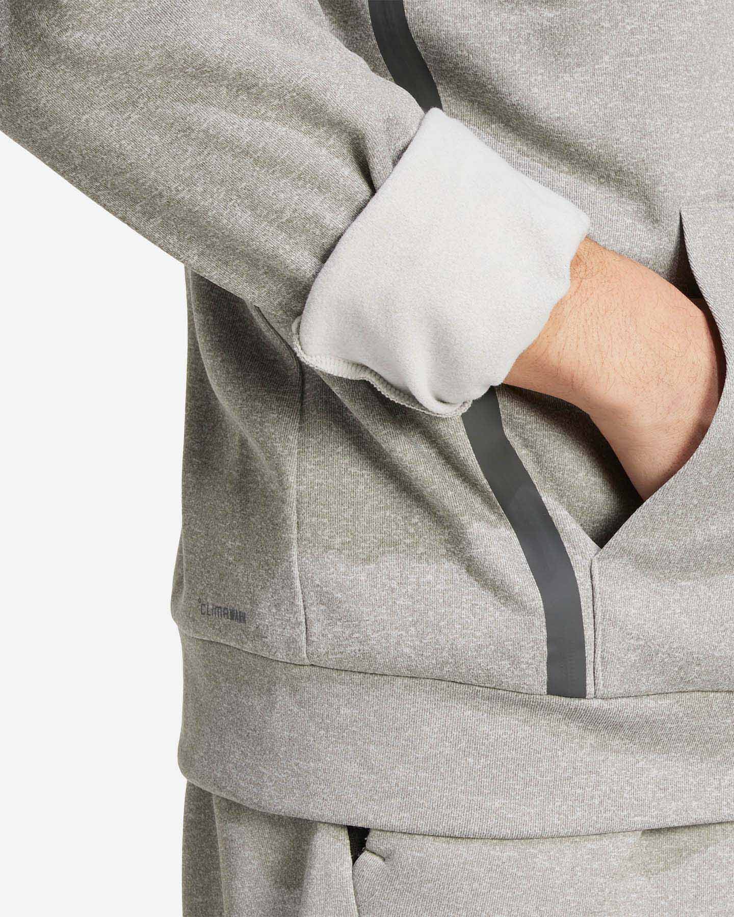 Felpa training ADIDAS CLASSIC M - Grigio - 5 | Cisalfa Sport