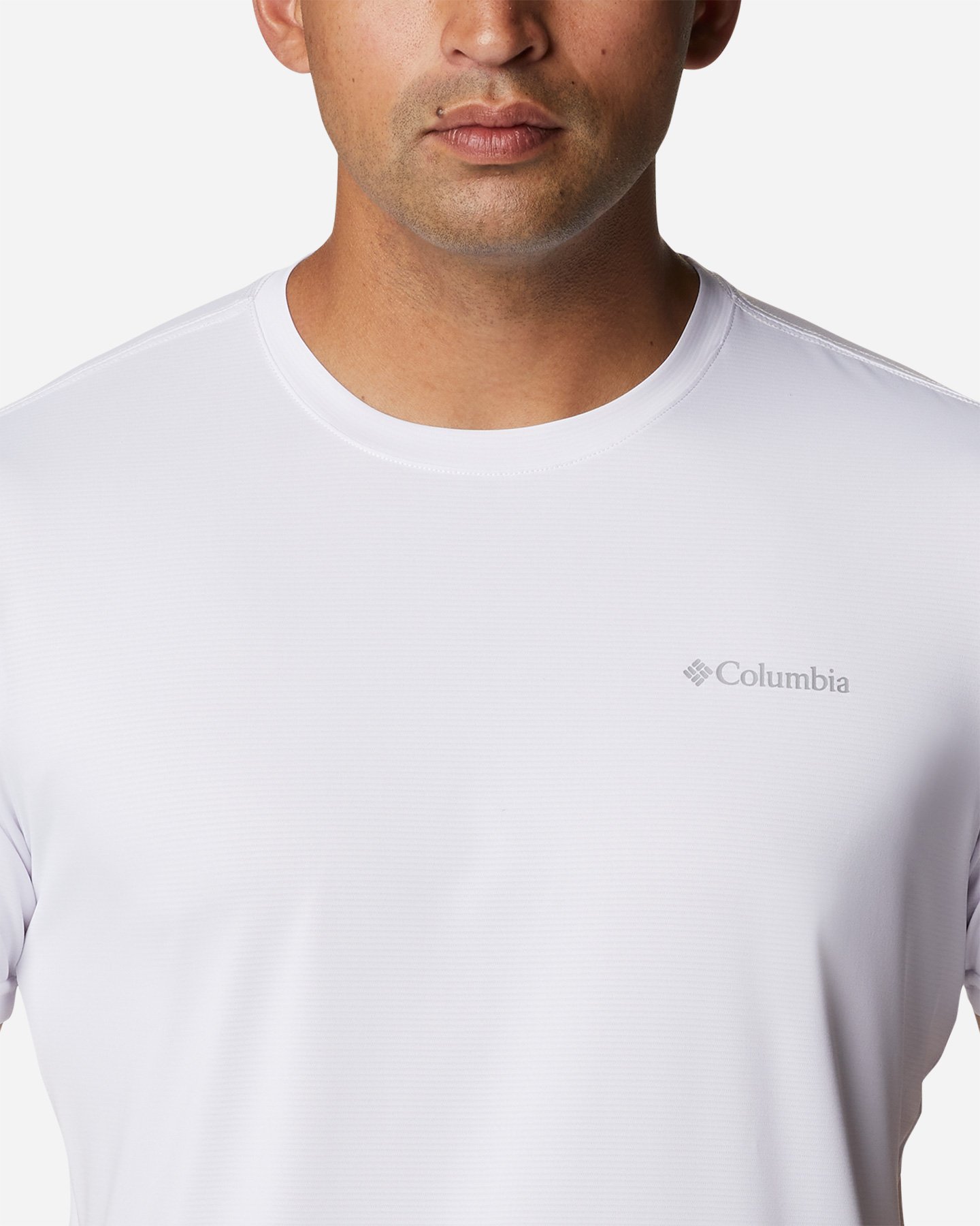 T-shirt COLUMBIA HIKE CREW M - Bianco - 3 | Cisalfa Sport