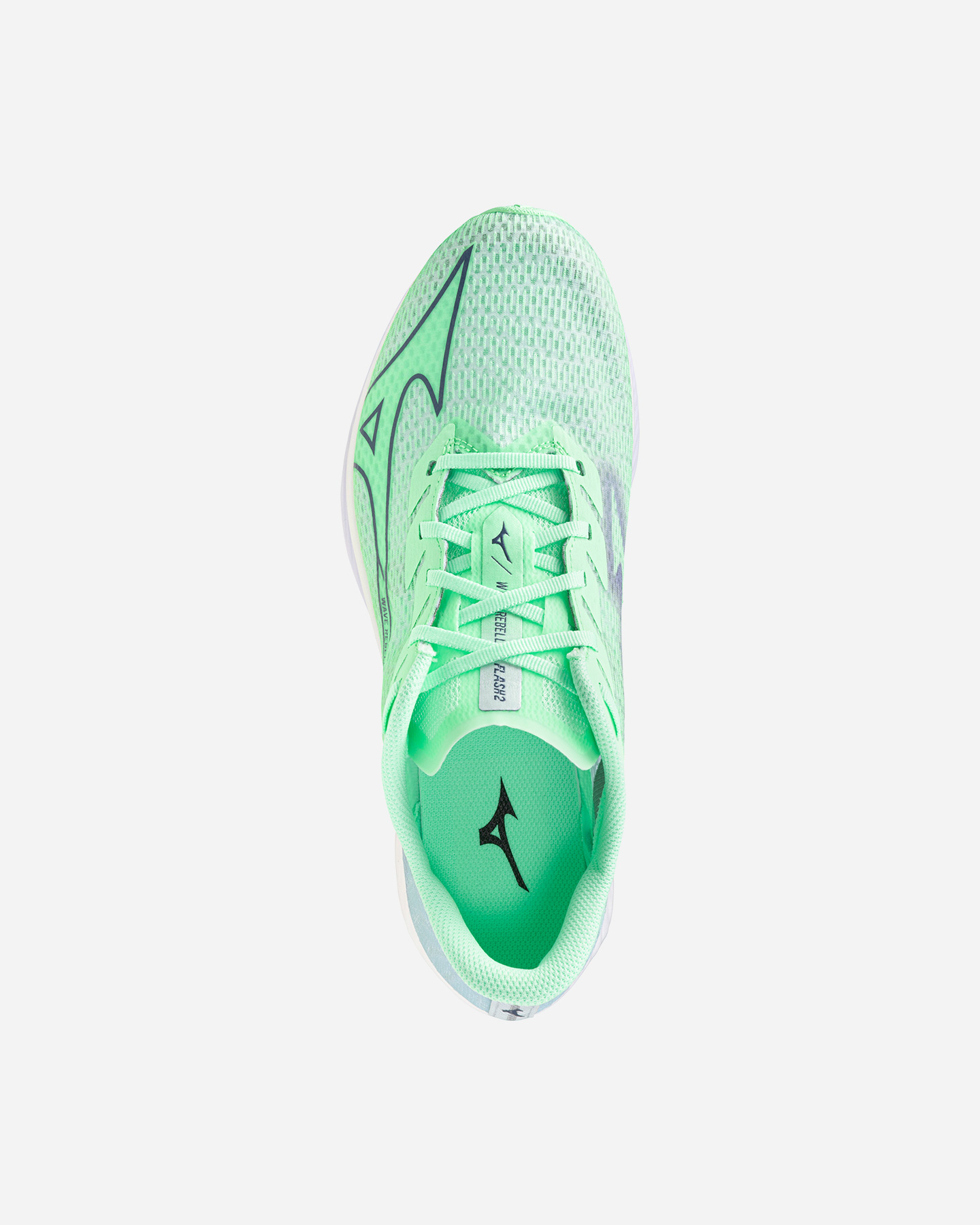 Scarpe running MIZUNO WAVE REBELLION FLASH 2 M - Verde - 2 | Cisalfa Sport
