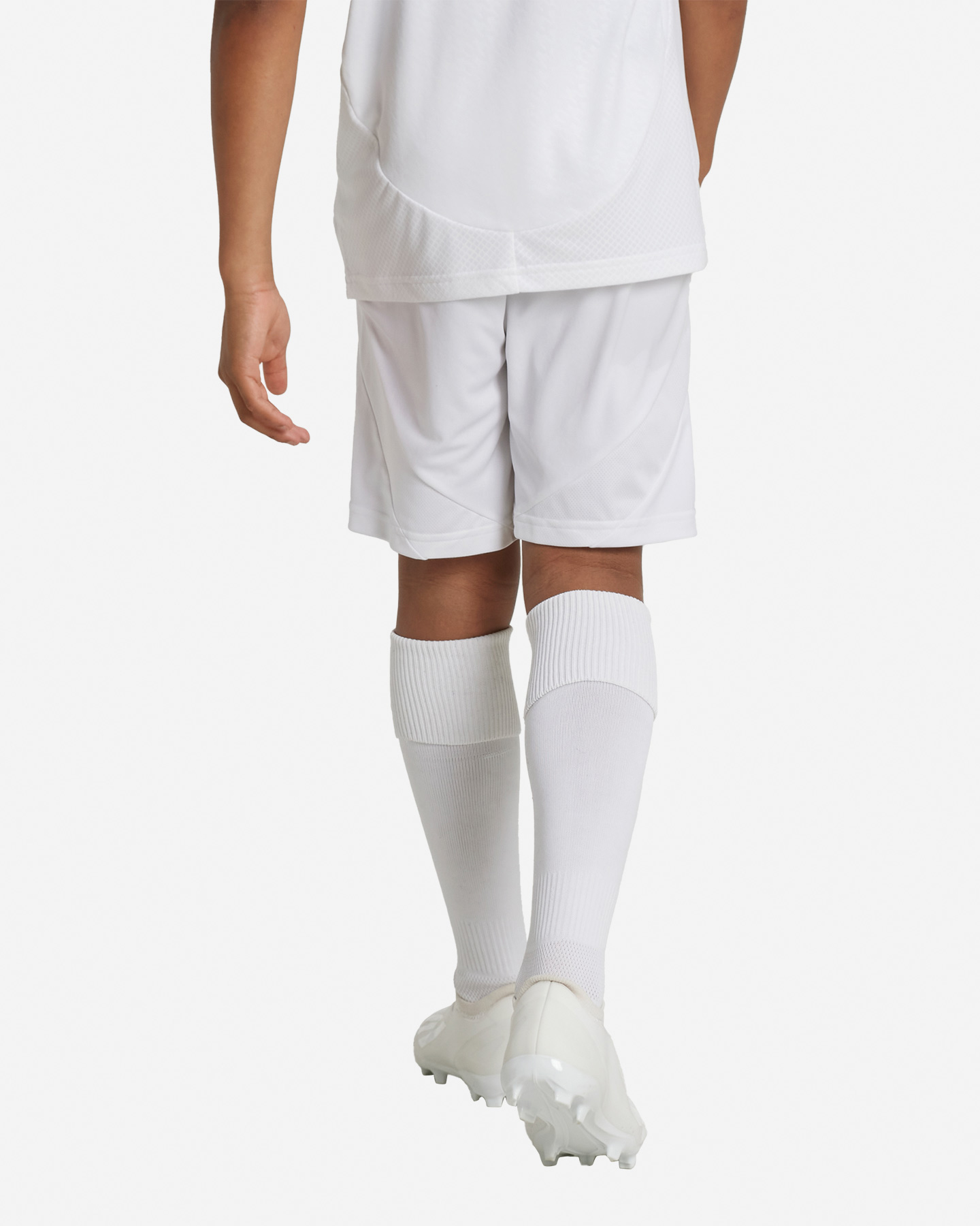 Pantaloncini calcio ufficiali ADIDAS REAL MADRID HOME 24-25 JR - Bianco - 2 | Cisalfa Sport