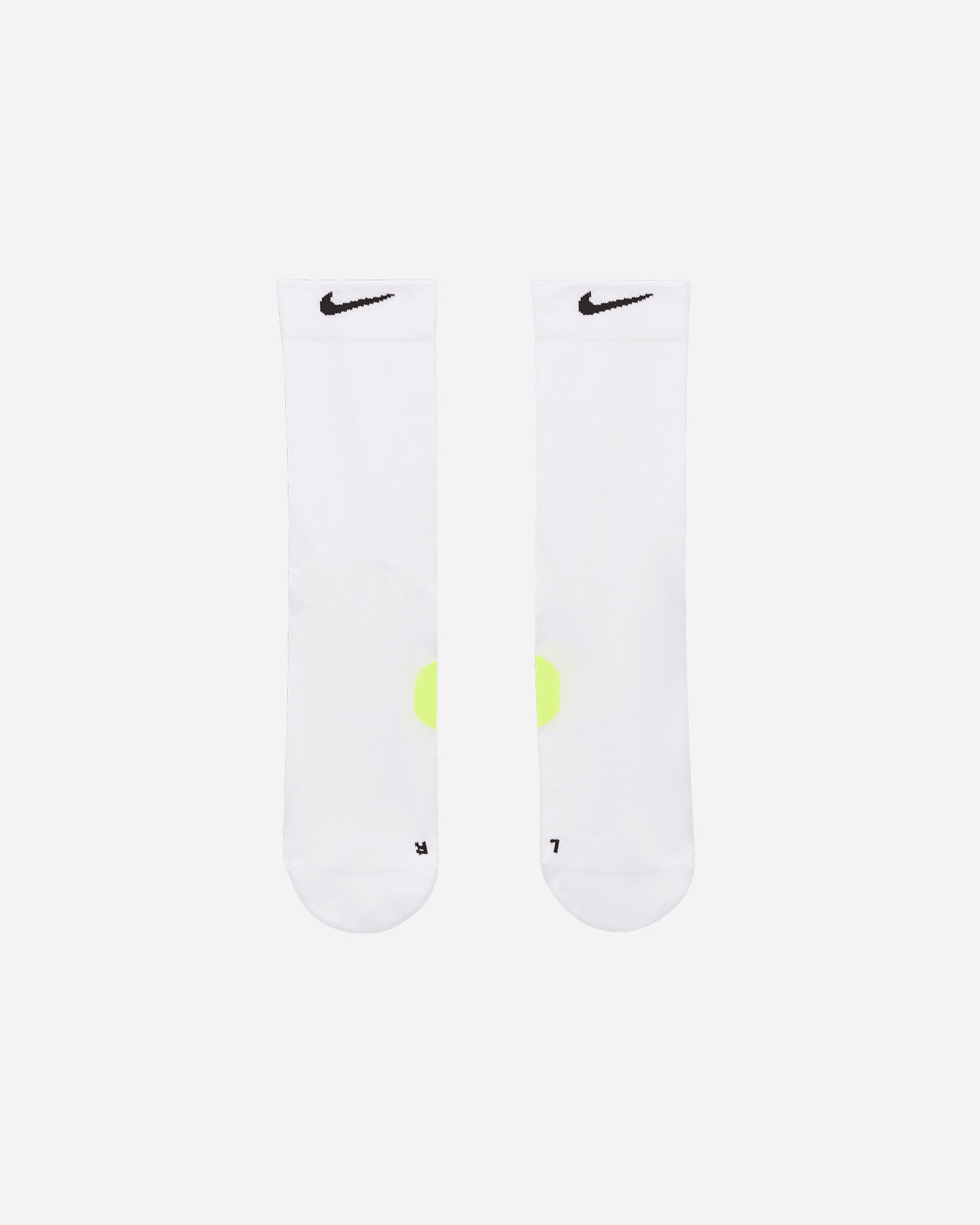 Calze running NIKE FAST  - Bianco - 1 | Cisalfa Sport
