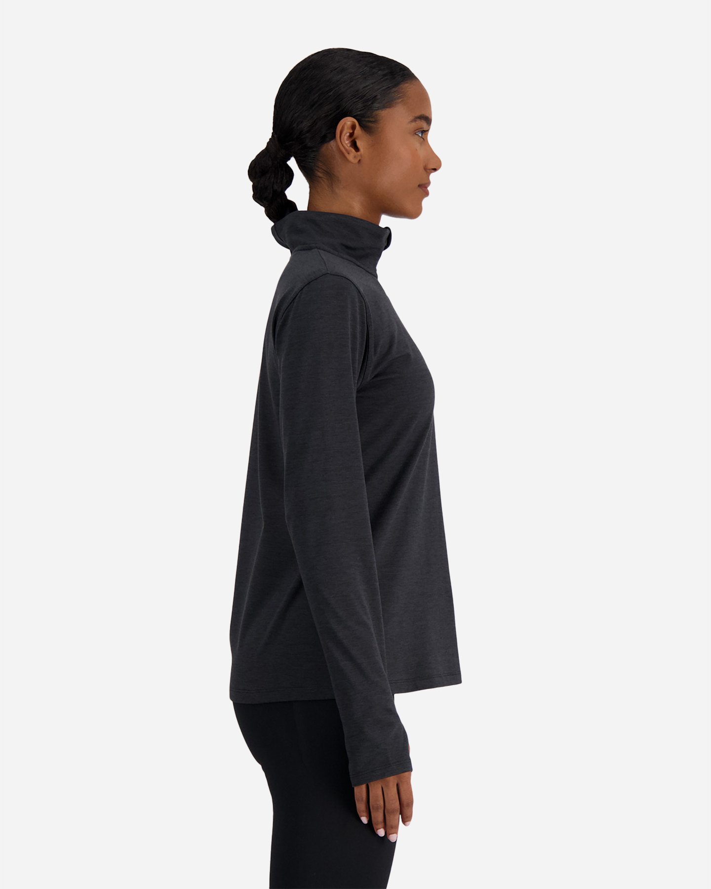 Maglia running NEW BALANCE SPACE DYE W - Nero - 2 | Cisalfa Sport