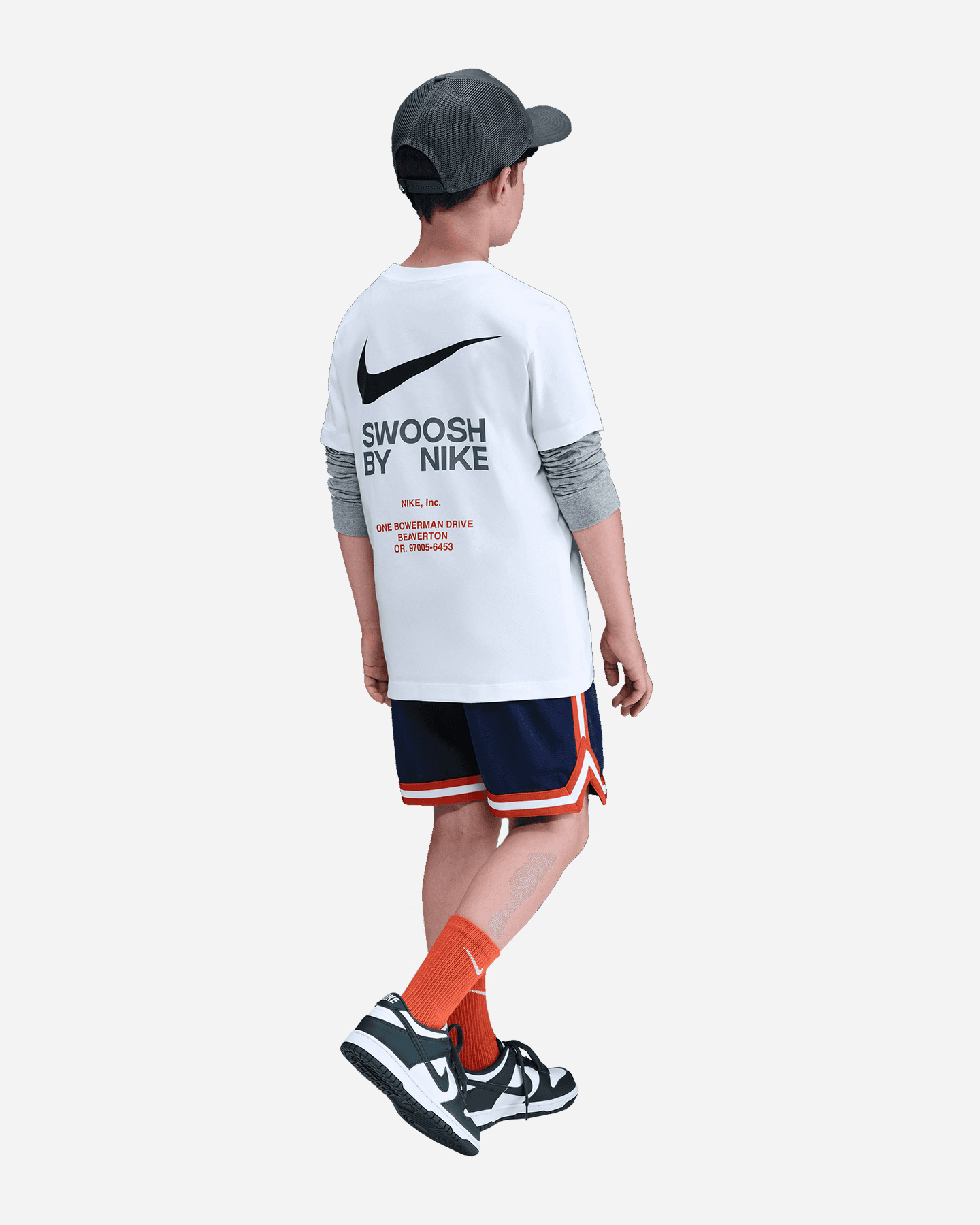 T-shirt NIKE PRINT BACK JR - Bianco - 2 | Cisalfa Sport