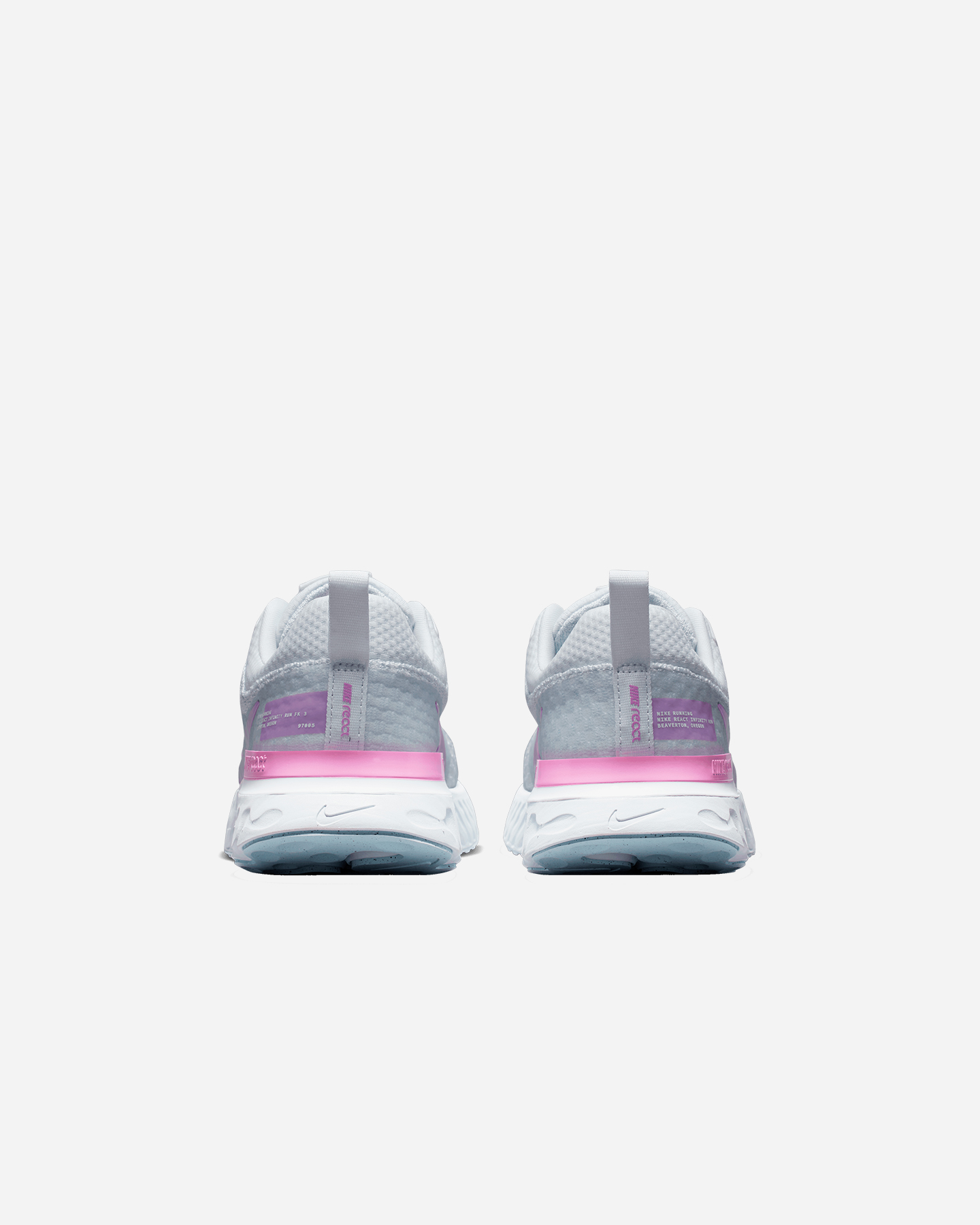 Scarpe running NIKE REACT INFINITY RUN FK 3 W - Bianco - 4 | Cisalfa Sport