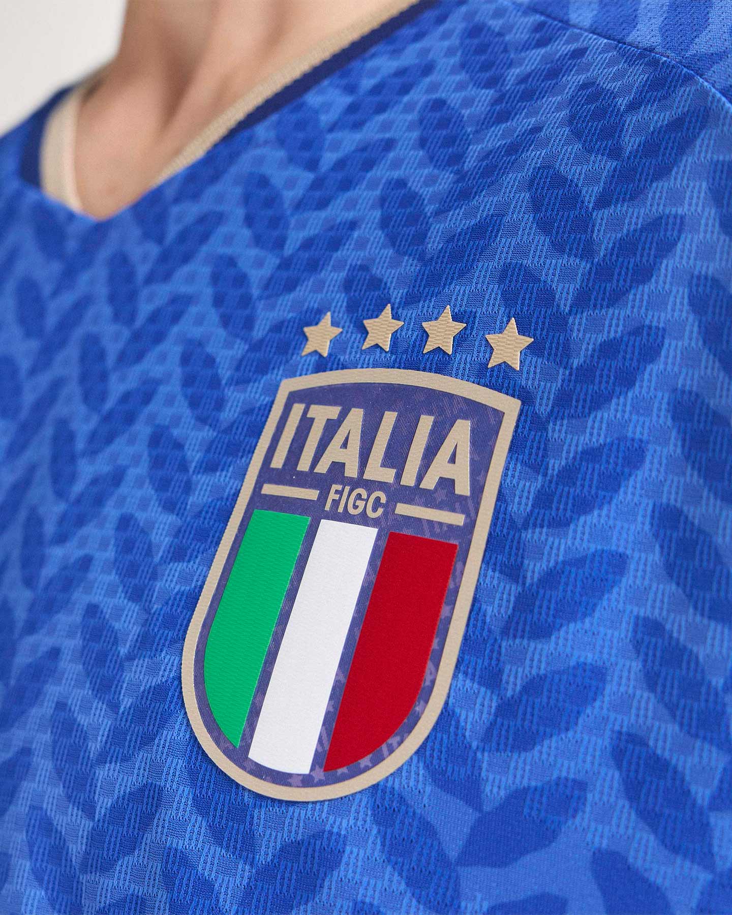 Maglia calcio ufficiale ADIDAS ITALIA FIGC HOME AUTENTICA M - Blu - 3 | Cisalfa Sport