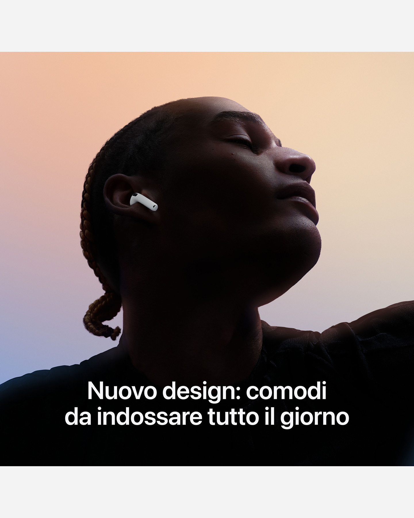 Cuffie audio APPLE AIRPODS 4 WITH ACTIVE NOISE CANCELLATION  - Bianco - 3 | Cisalfa Sport