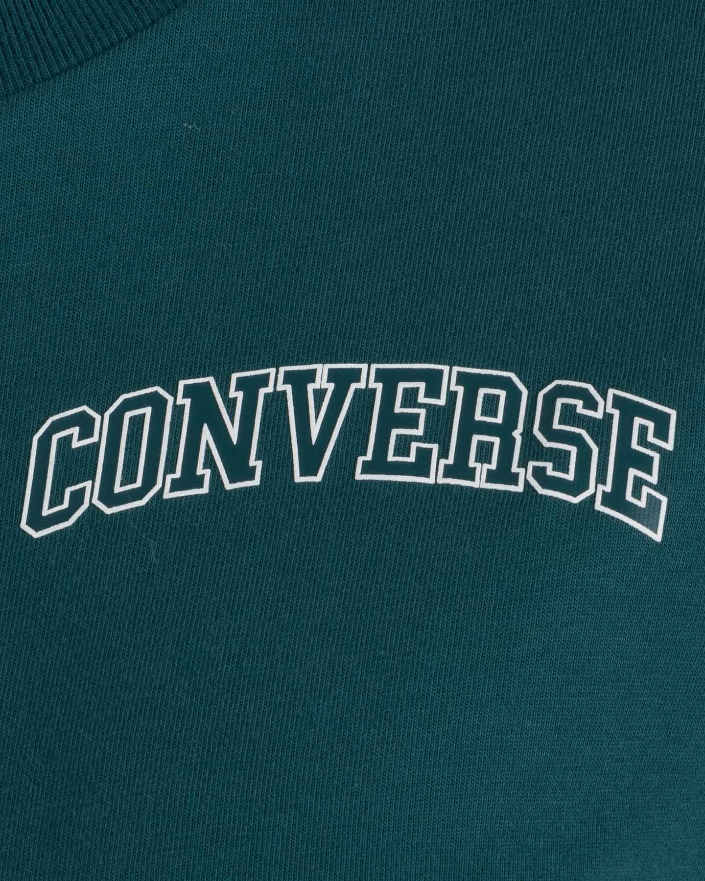 T-shirt CONVERSE REGULAR W - Verde - 2 | Cisalfa Sport