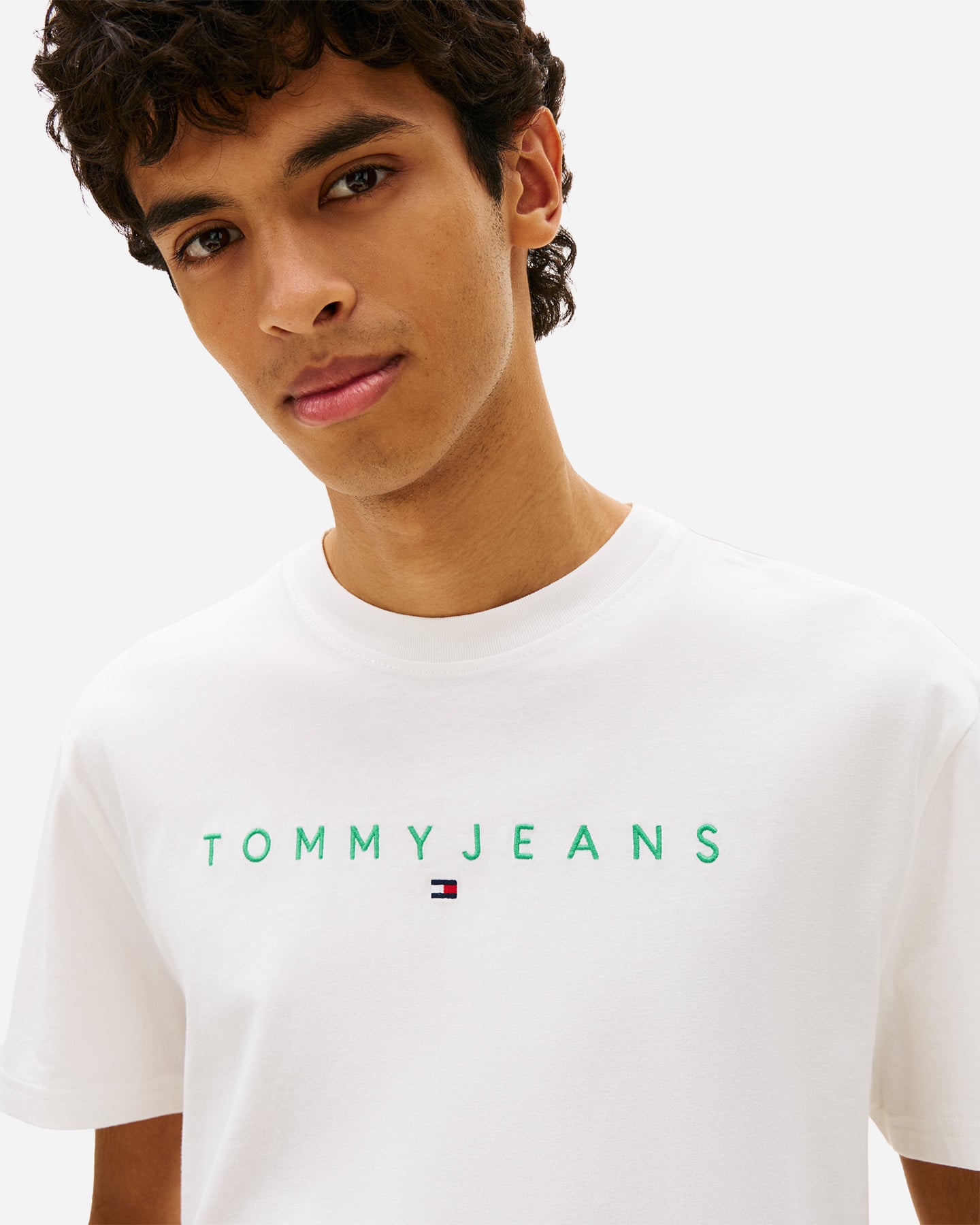T-shirt TOMMY HILFIGER LINEAR LOGO M - Beige - 4 | Cisalfa Sport