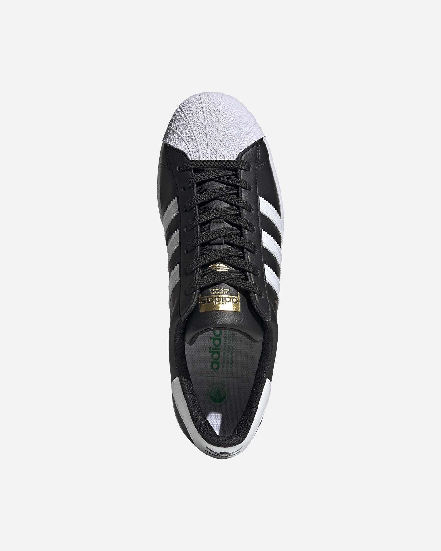 Scarpe sneakers ADIDAS SUPERSTAR VEGAN M - Nero - 2 | Cisalfa Sport