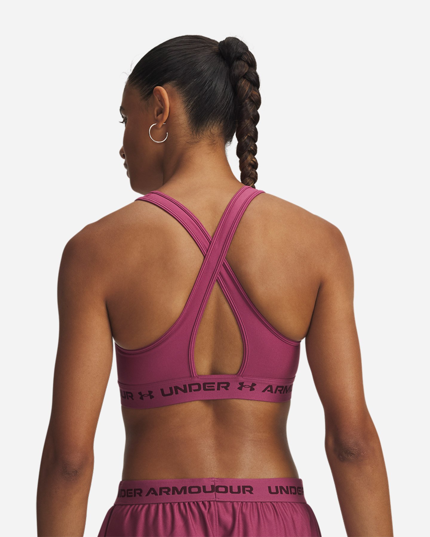 Bra training UNDER ARMOUR CROSSBACK W - Fucsia - 1 | Cisalfa Sport