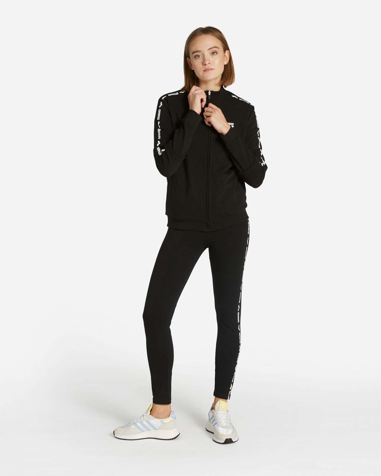 Felpa ARENA BASIC ATHLETICS W - Nero - 1 | Cisalfa Sport