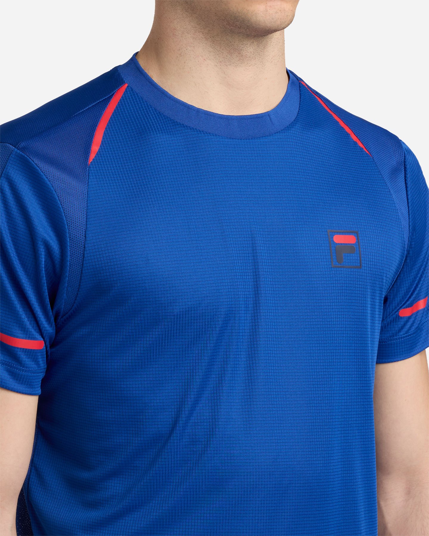T-shirt tennis FILA COURT LINE M - Blu royal - 5 | Cisalfa Sport
