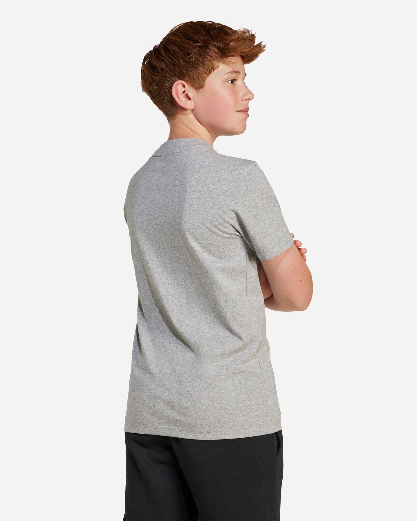 T-shirt ADIDAS ESSENTIALS JR - Grigio - 3 | Cisalfa Sport
