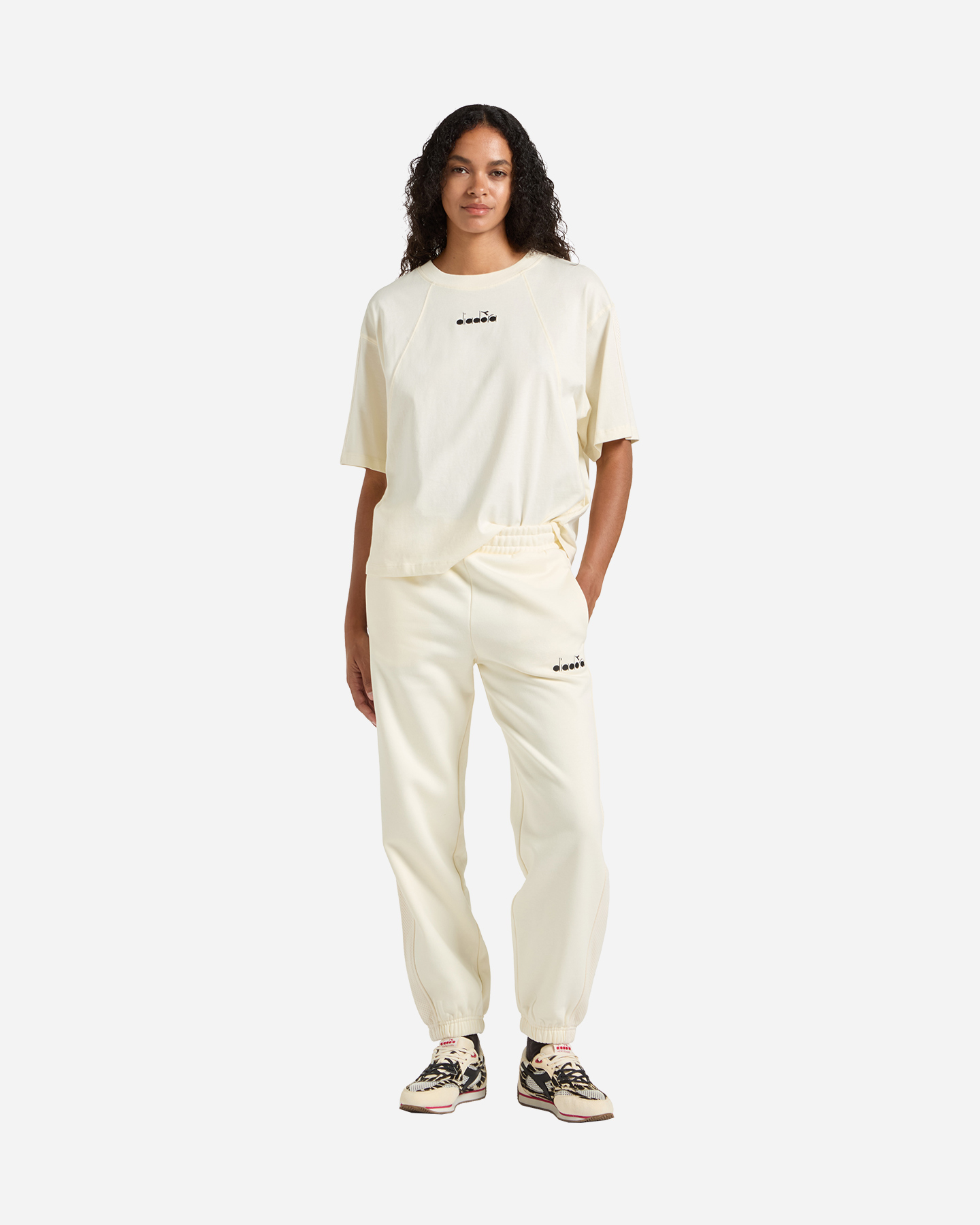 T-shirt DIADORA BASIC W - Bianco - 4 | Cisalfa Sport