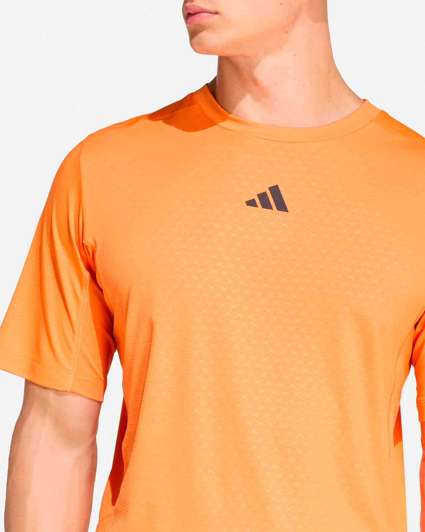 T-shirt training ADIDAS D4T POWER M - Arancione - 5 | Cisalfa Sport