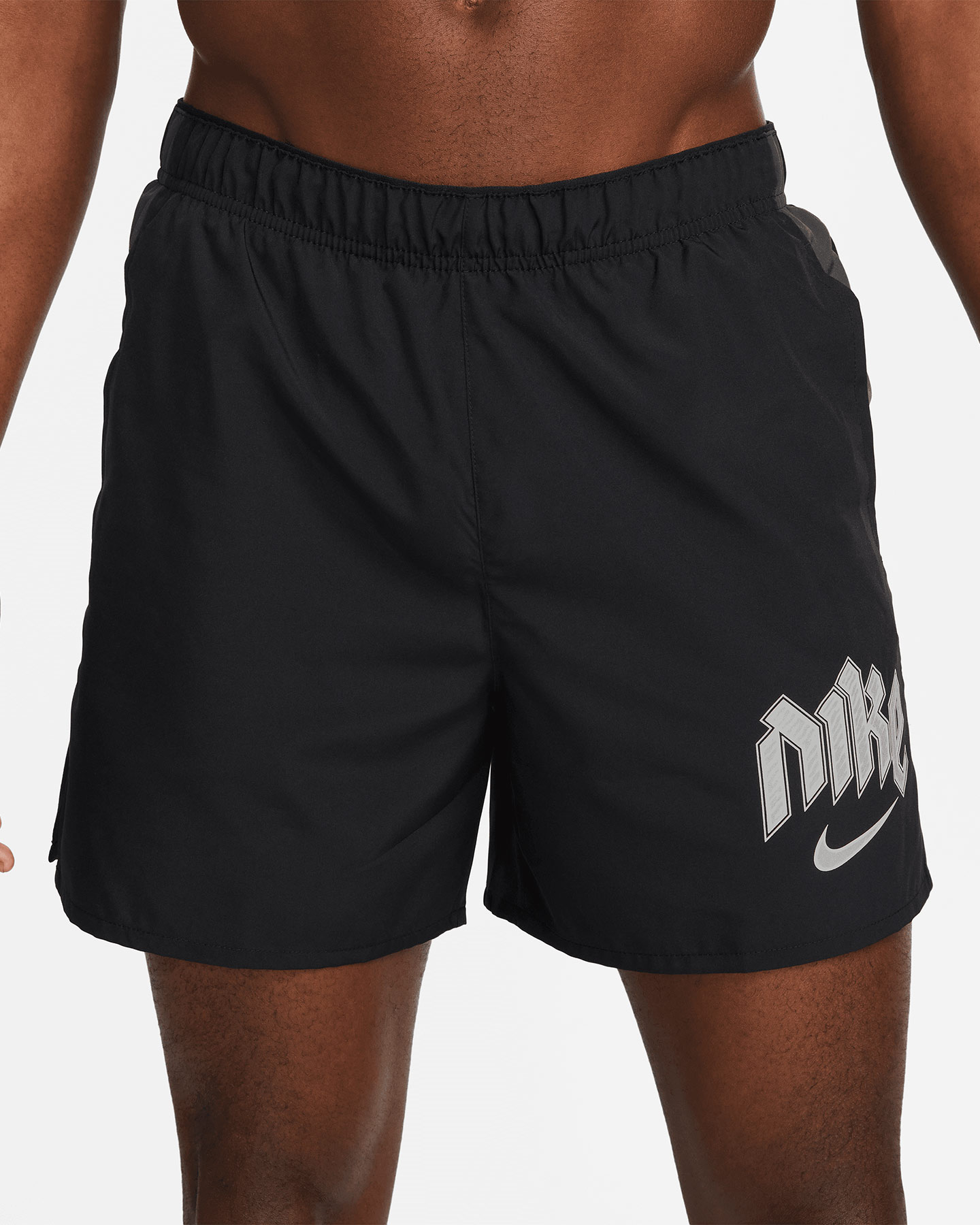 Short running NIKE DRI FIT RUN DVN CHALLENGER 5BF M - Nero - 1 | Cisalfa Sport