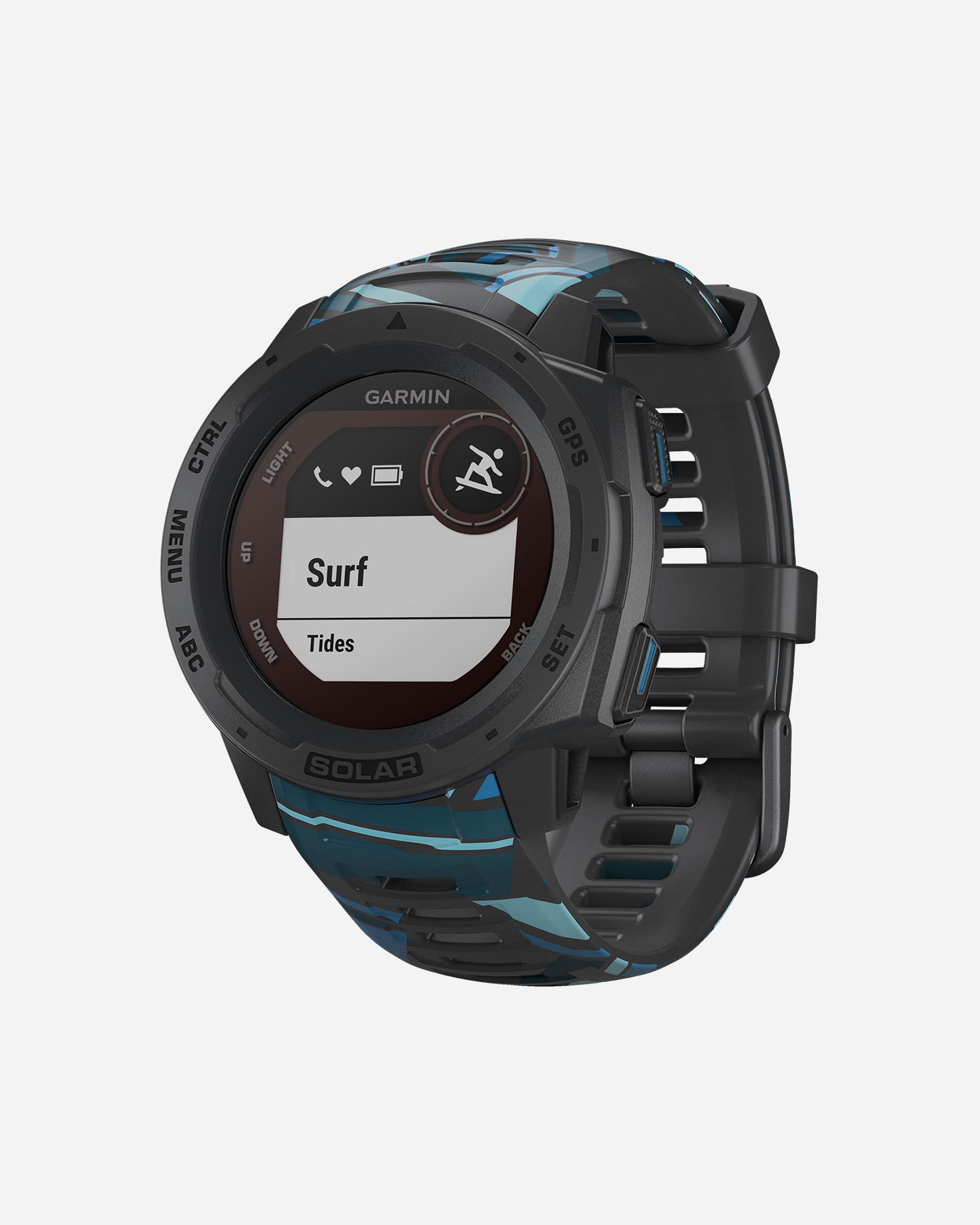 Orologio multifunzione GARMIN INSTINCT SOLAR SURF  - Nero - 2 | Cisalfa Sport