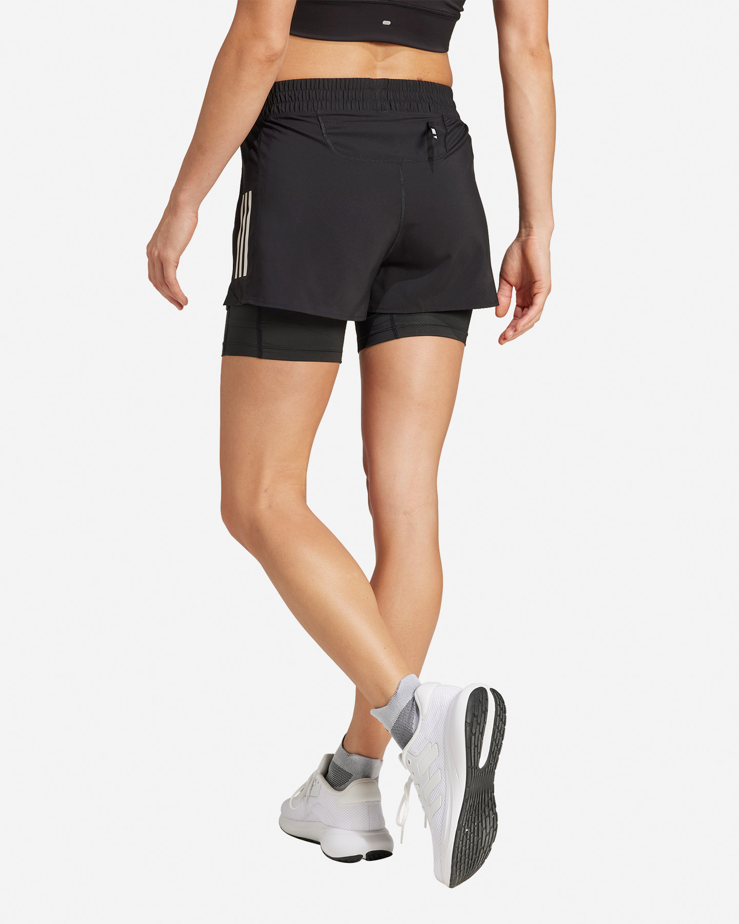 Short running ADIDAS OTR B S 2IN1 W - Nero - 2 | Cisalfa Sport