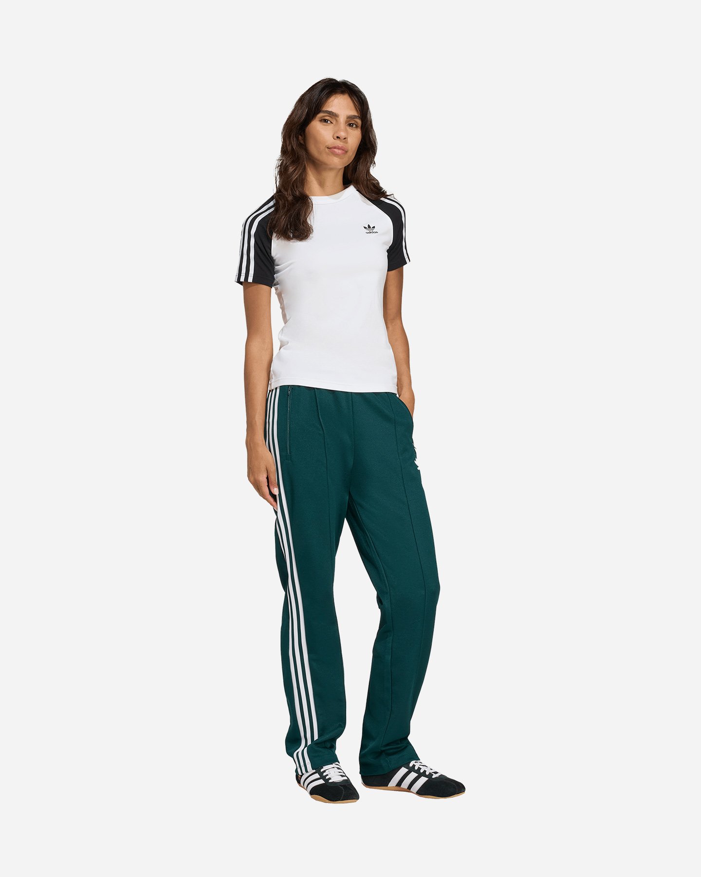 Pantalone ADIDAS ORIGINAL W - Verde - 3 | Cisalfa Sport