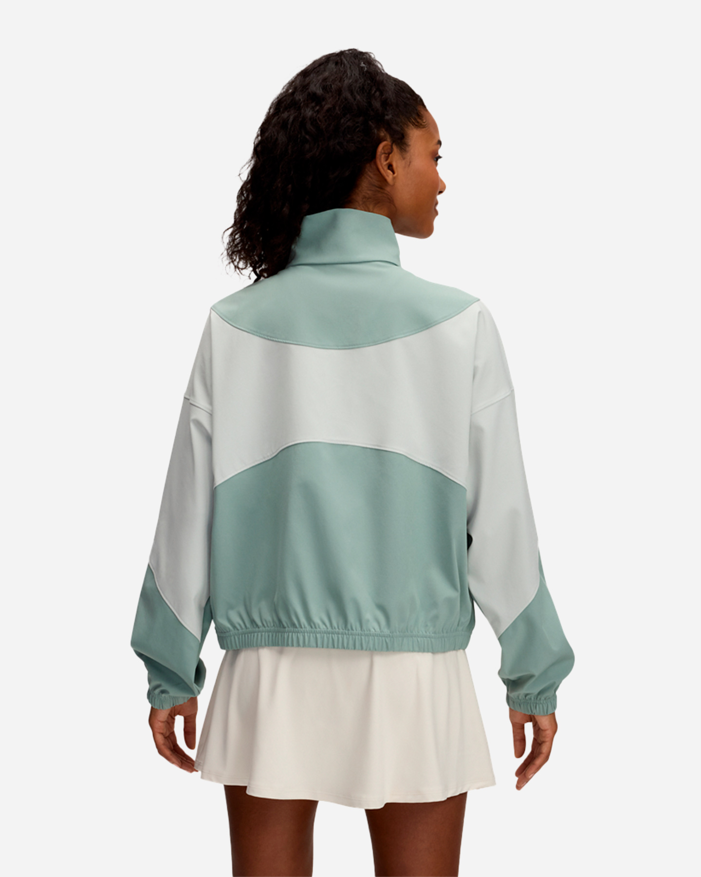 Felpa UNDER ARMOUR RIVAL BICOLOR W - Verde - 1 | Cisalfa Sport