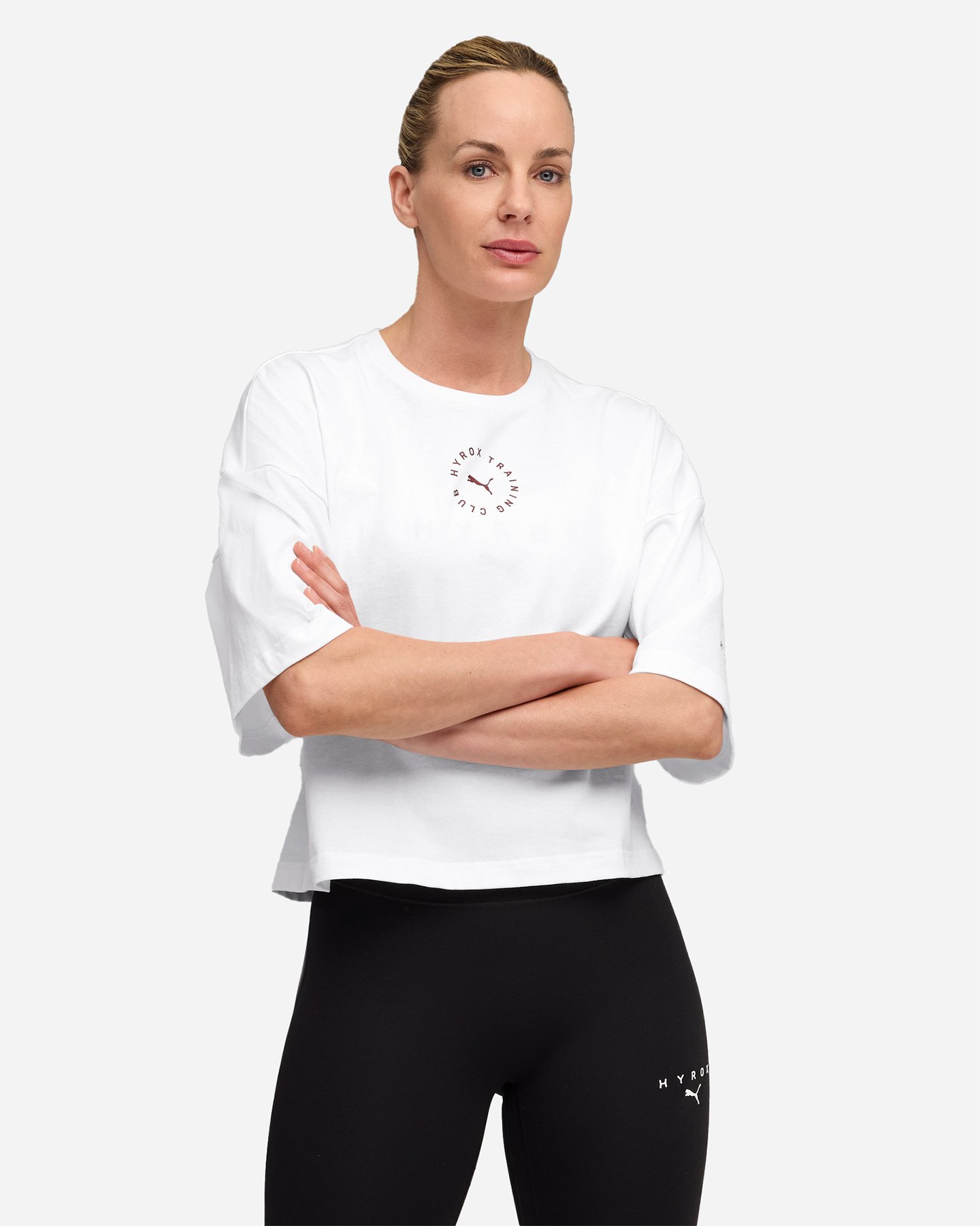 T-shirt training PUMA HYROX W - Bianco - 2 | Cisalfa Sport