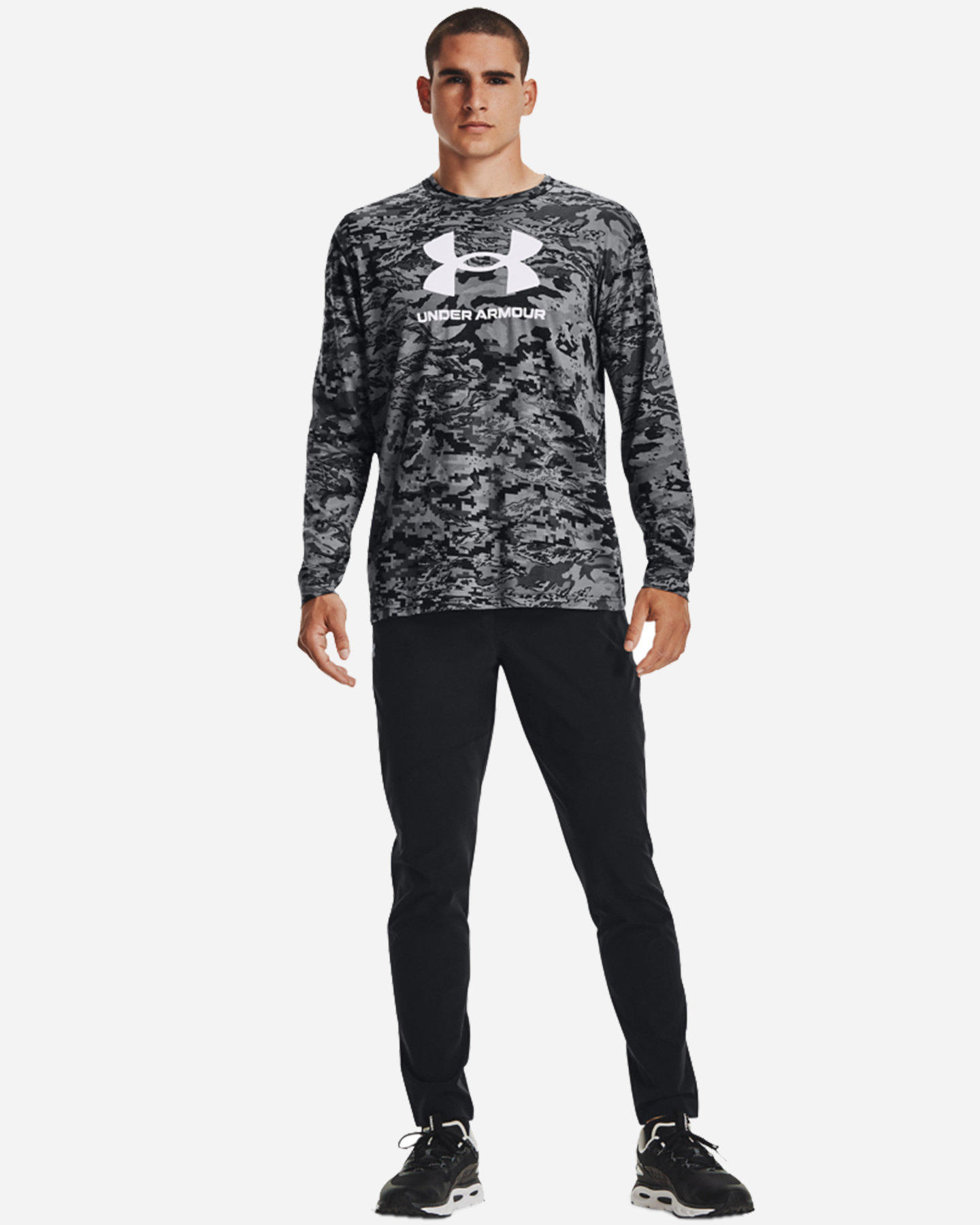 Pantalone training UNDER ARMOUR STRETCH WOVEN M - Nero - 4 | Cisalfa Sport