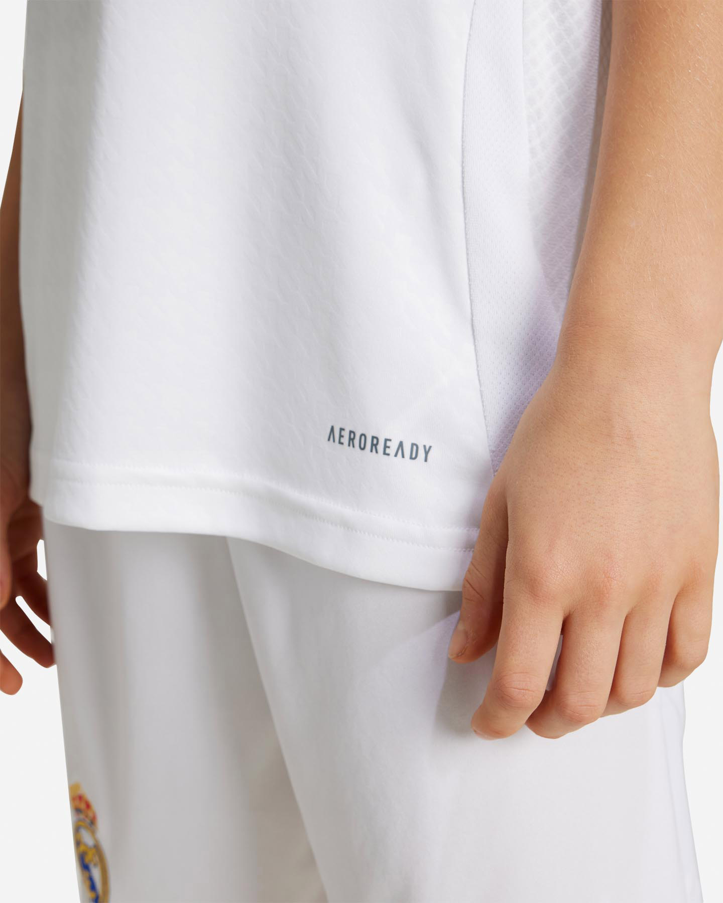 Maglia calcio ufficiale ADIDAS REAL MADRID HOME 24-25 JR - Bianco - 4 | Cisalfa Sport