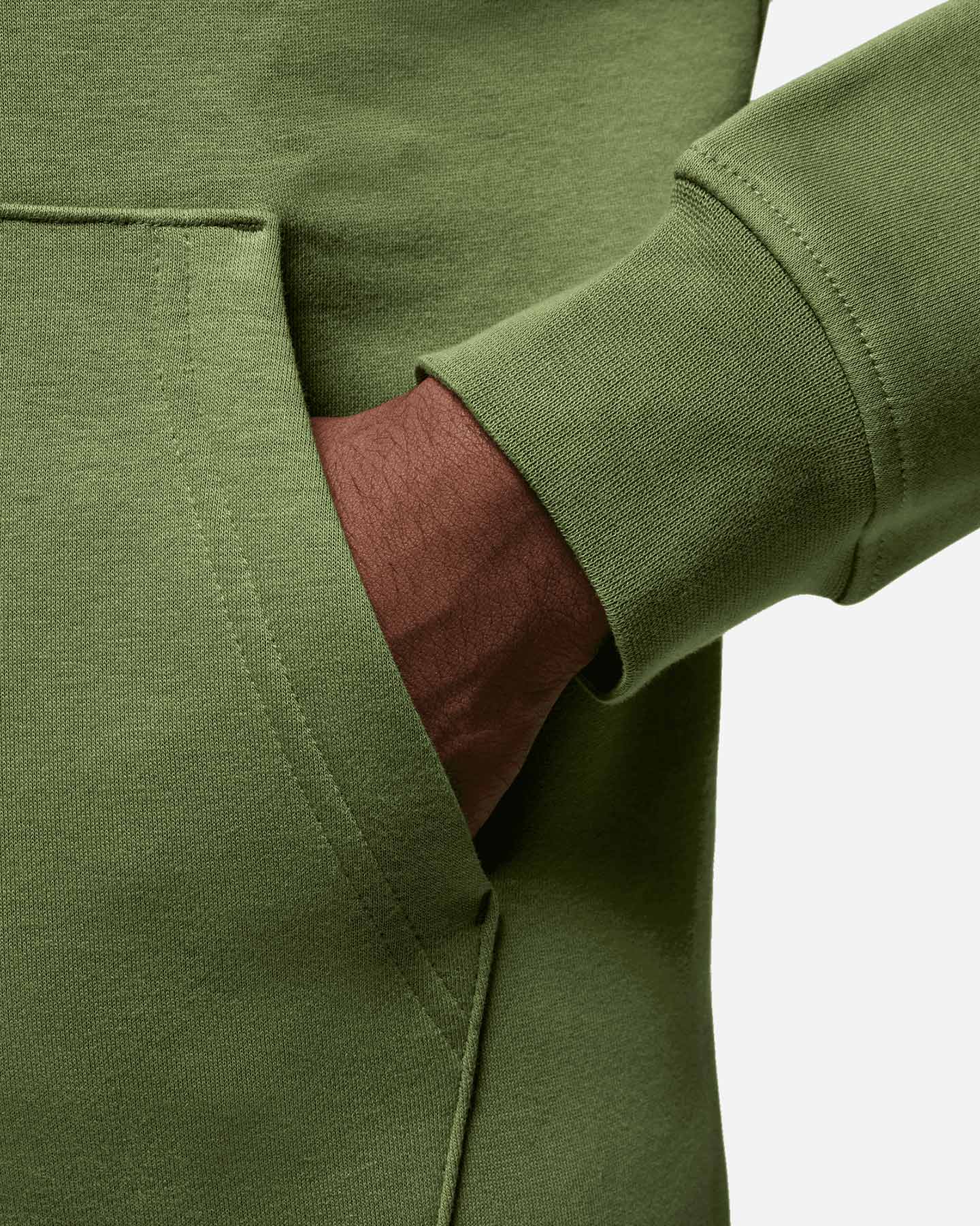 Felpa NIKE JORDAN ESSENTIAL M - Verde - 4 | Cisalfa Sport