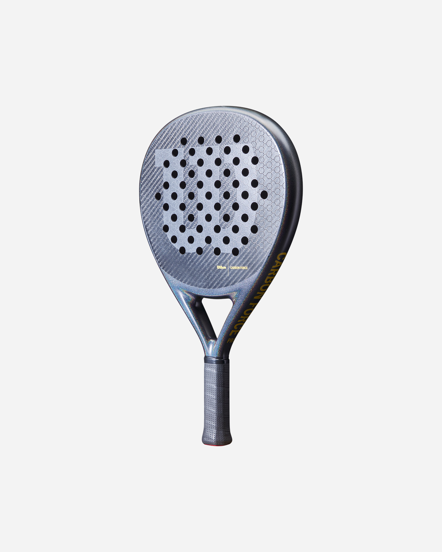 Racchetta padel performance WILSON CARBON FORCE PRO PADEL  - Grigio - 2 | Cisalfa Sport