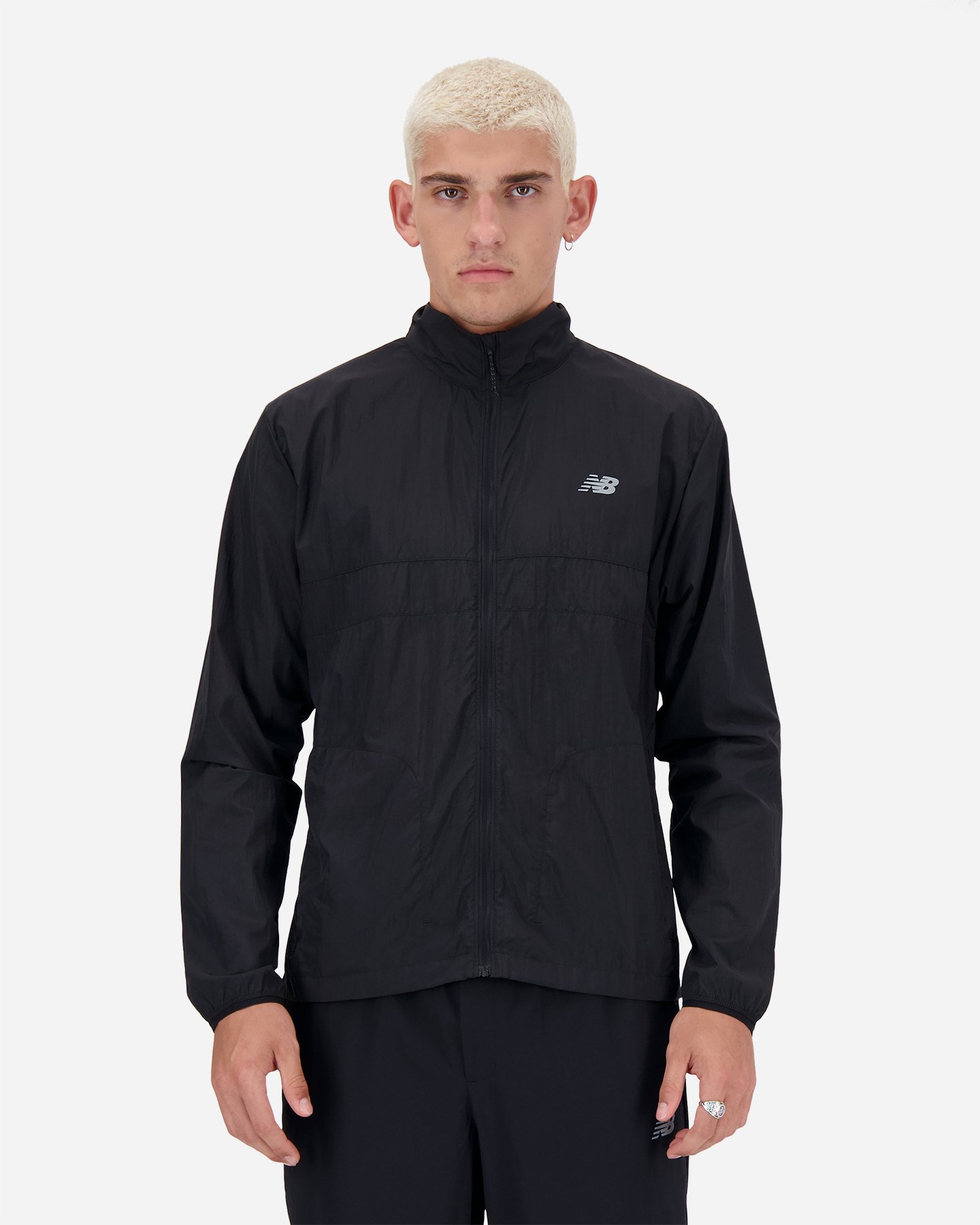 Giacca running NEW BALANCE ATHLETICS PACKABLE M - Nero - 0 | Cisalfa Sport