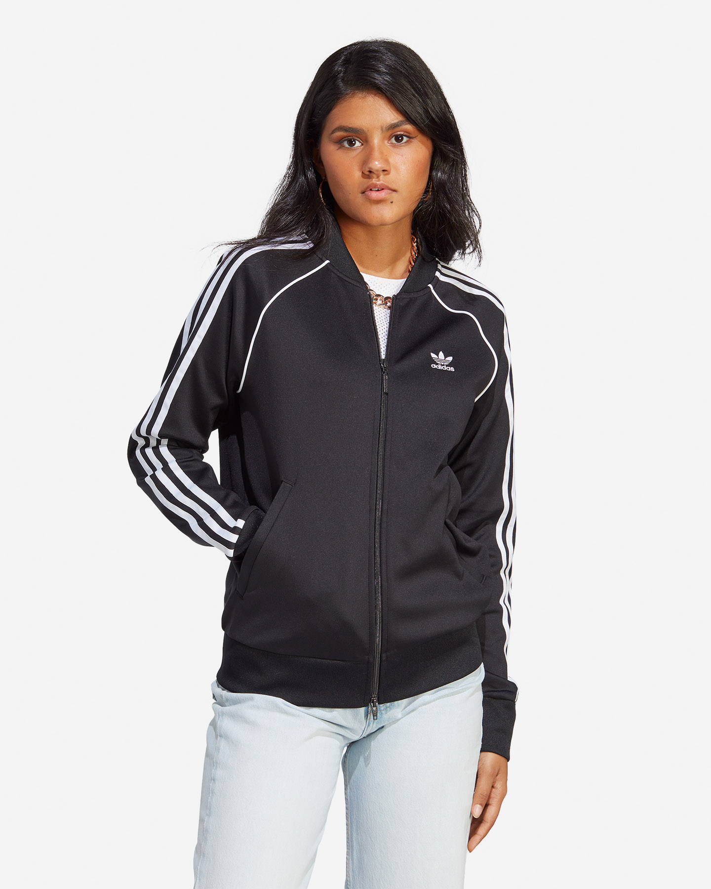 Felpa ADIDAS 3STRIPES W - Nero - 1 | Cisalfa Sport