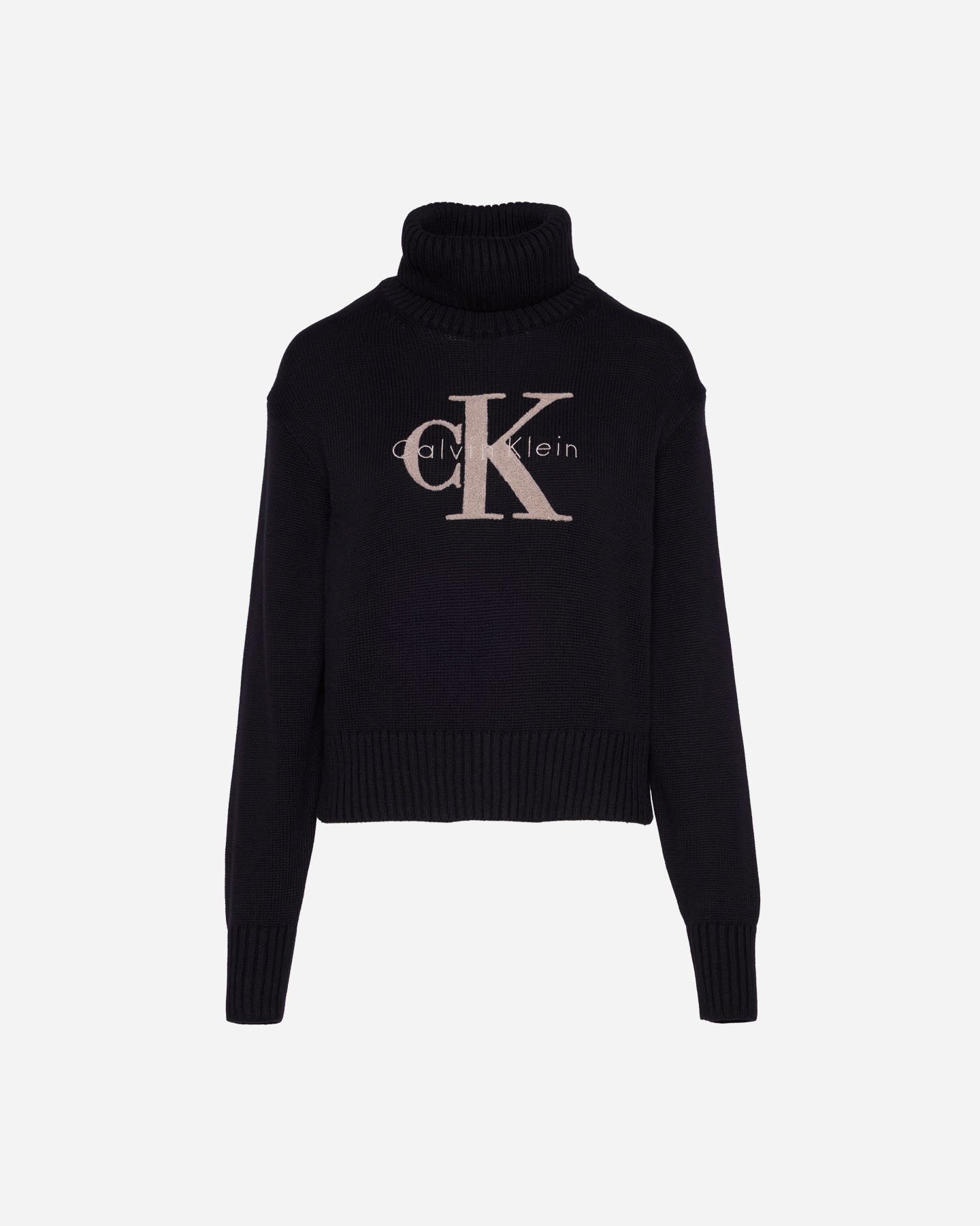 Maglione CALVIN KLEIN JEANS LOGO W - Nero - 0 | Cisalfa Sport