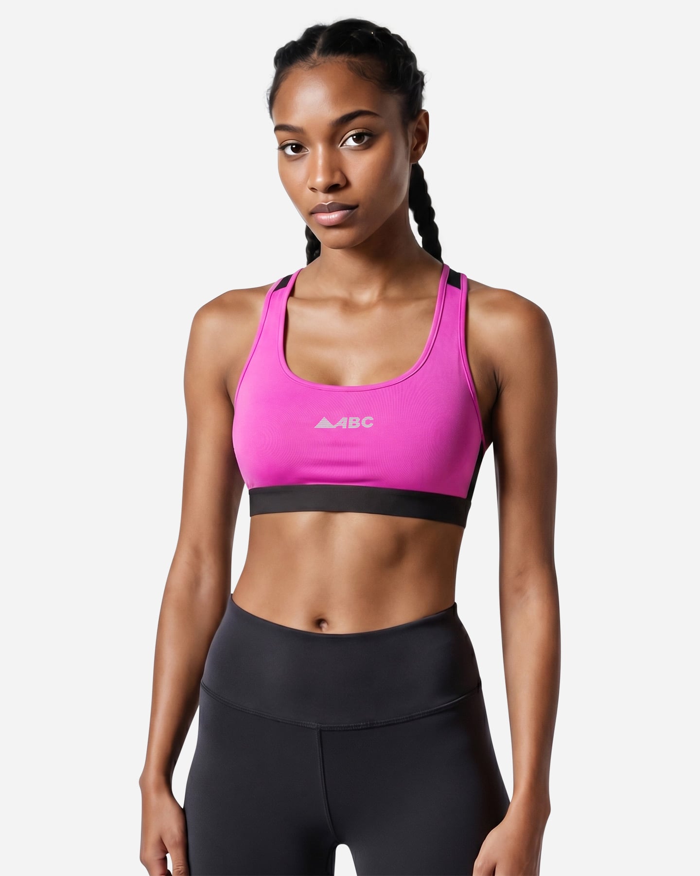 Reggiseno sportivo ABC ESSENTIAL W - Rosa - 2 | Cisalfa Sport