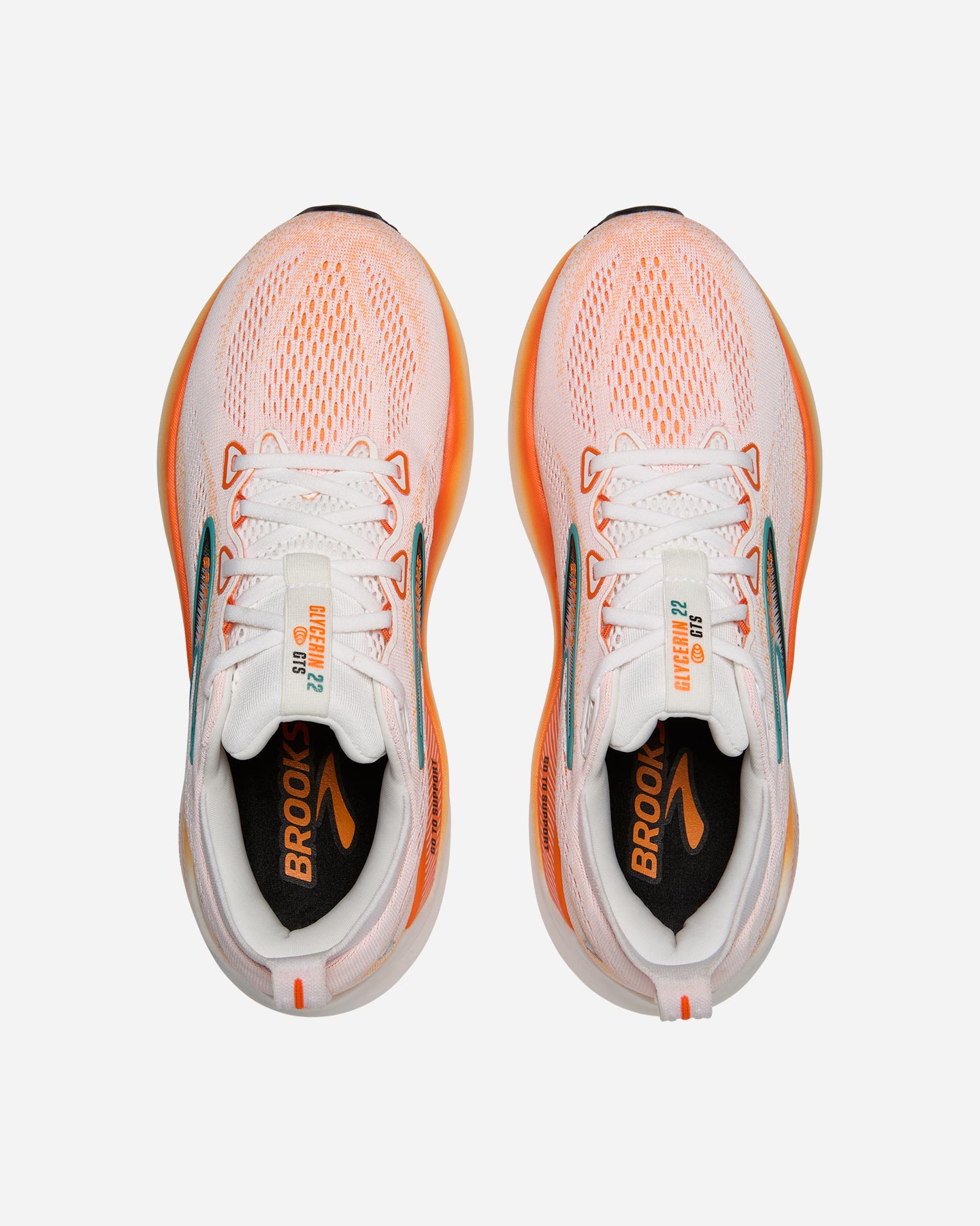 Scarpe running BROOKS GLYCERIN GTS 22 M - Bianco - 4 | Cisalfa Sport