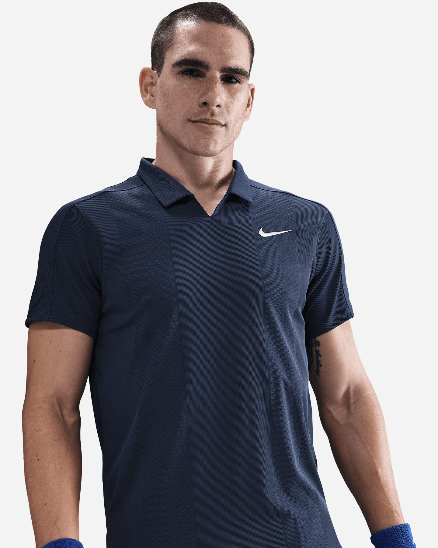 T-shirt tennis NIKE JANNIK M - Blu Navy - 3 | Cisalfa Sport