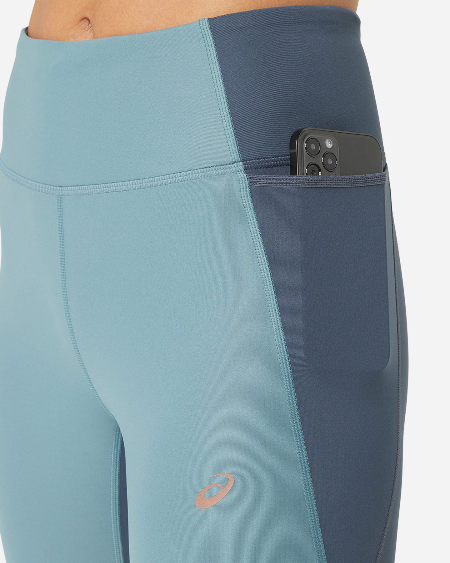 Fuseaux running ASICS NAGINO RUN 7/8 W - Azzurro - 5 | Cisalfa Sport