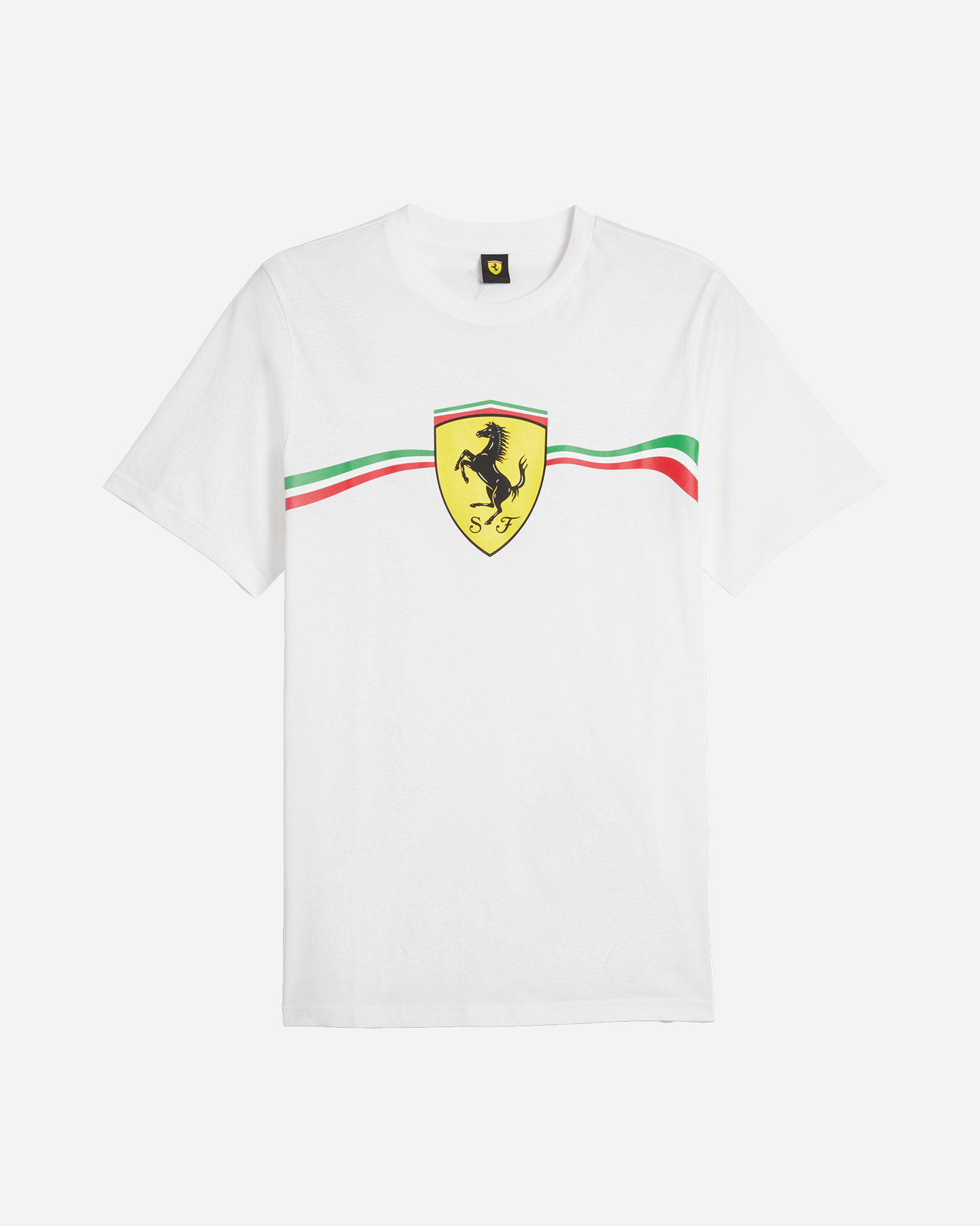 Fanwear PUMA FERRARI RACE BIG SHIELD HERITAGE M - Bianco - 0 | Cisalfa Sport