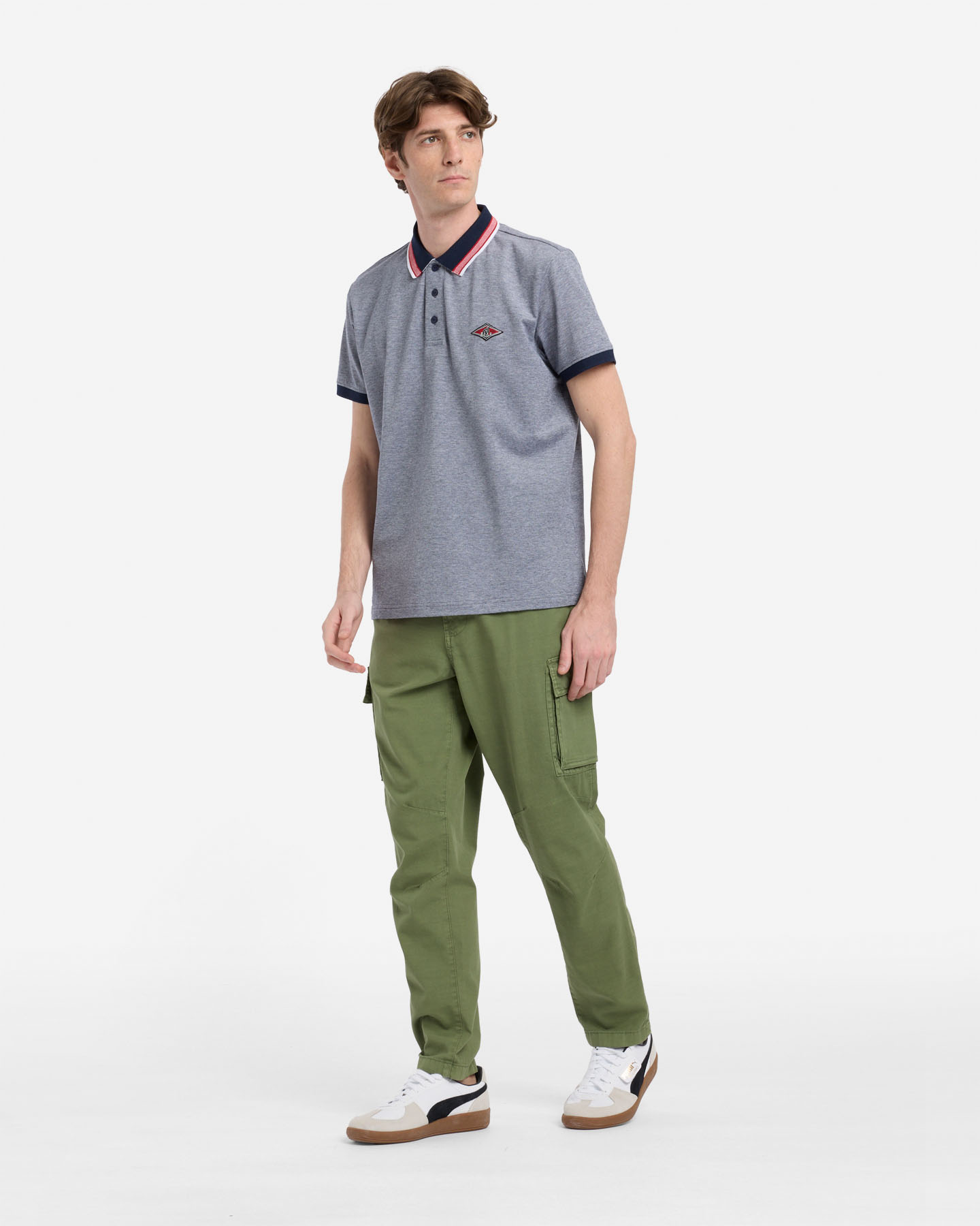 Polo BEAR ICONIC SMALL LOGO M - Blu - 4 | Cisalfa Sport