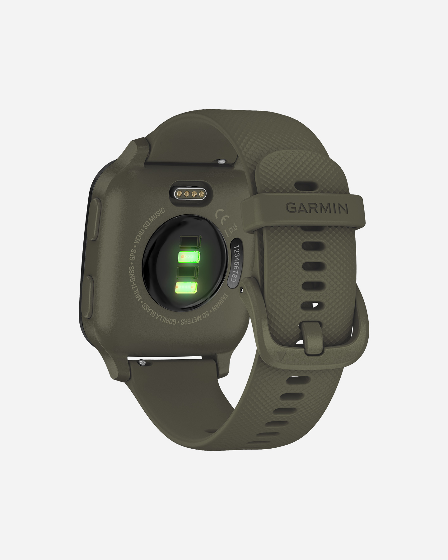 Orologio multifunzione GARMIN VENU SQ MUSIC SLATE MOSS  - Nero - 4 | Cisalfa Sport