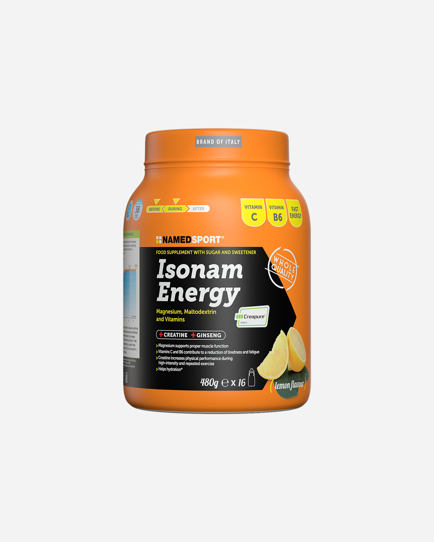 Image of Named Sport Isonam Energy Lemon 480gr - Energetico