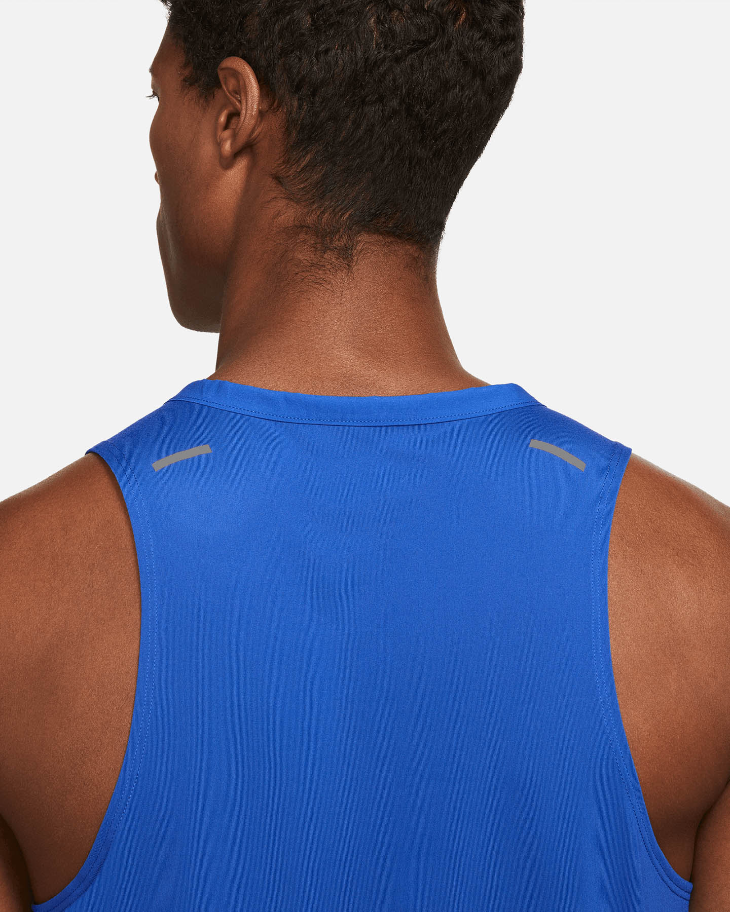 Canotta running NIKE DRI FIT RISE365 M - Blu - 2 | Cisalfa Sport