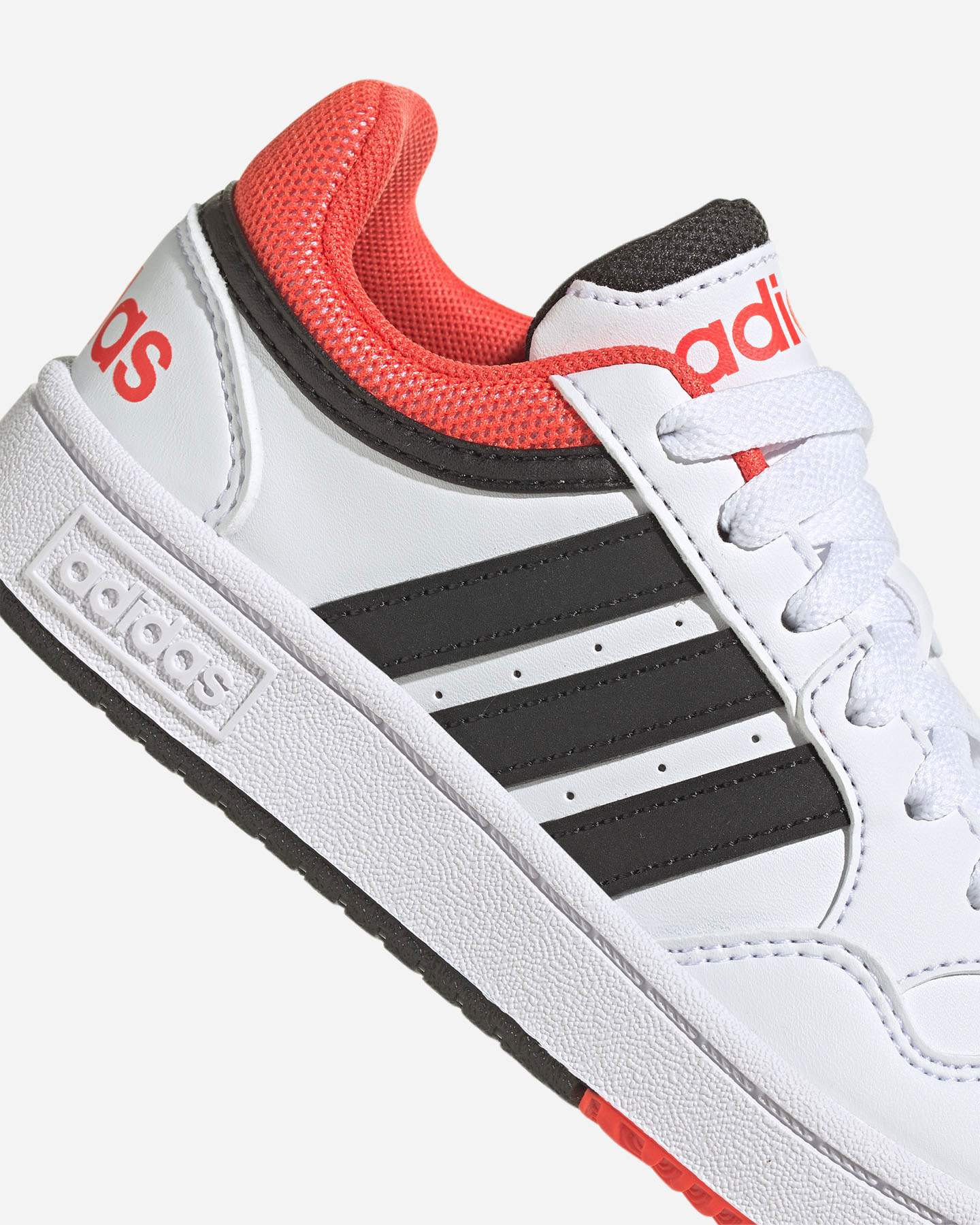 Scarpe sneakers ADIDAS CORE HOOPS LOW 3.0 GS JR - Bianco - 4 | Cisalfa Sport