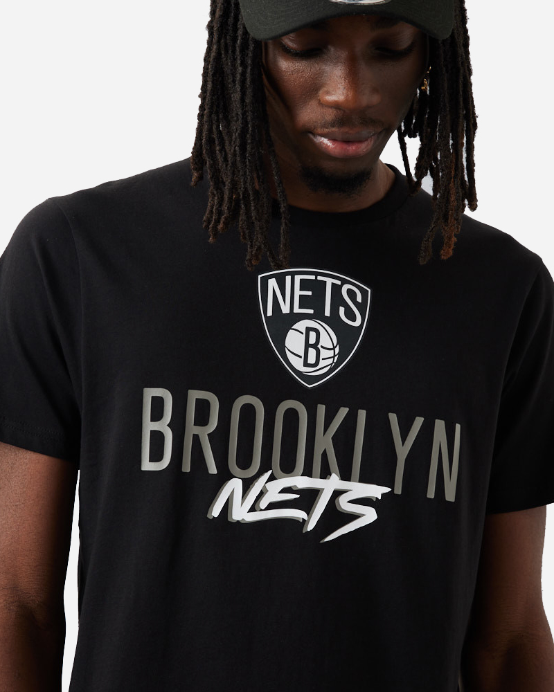 T-shirt NEW ERA SCRIPT BROOKLYN NETS M - 2 | Cisalfa Sport